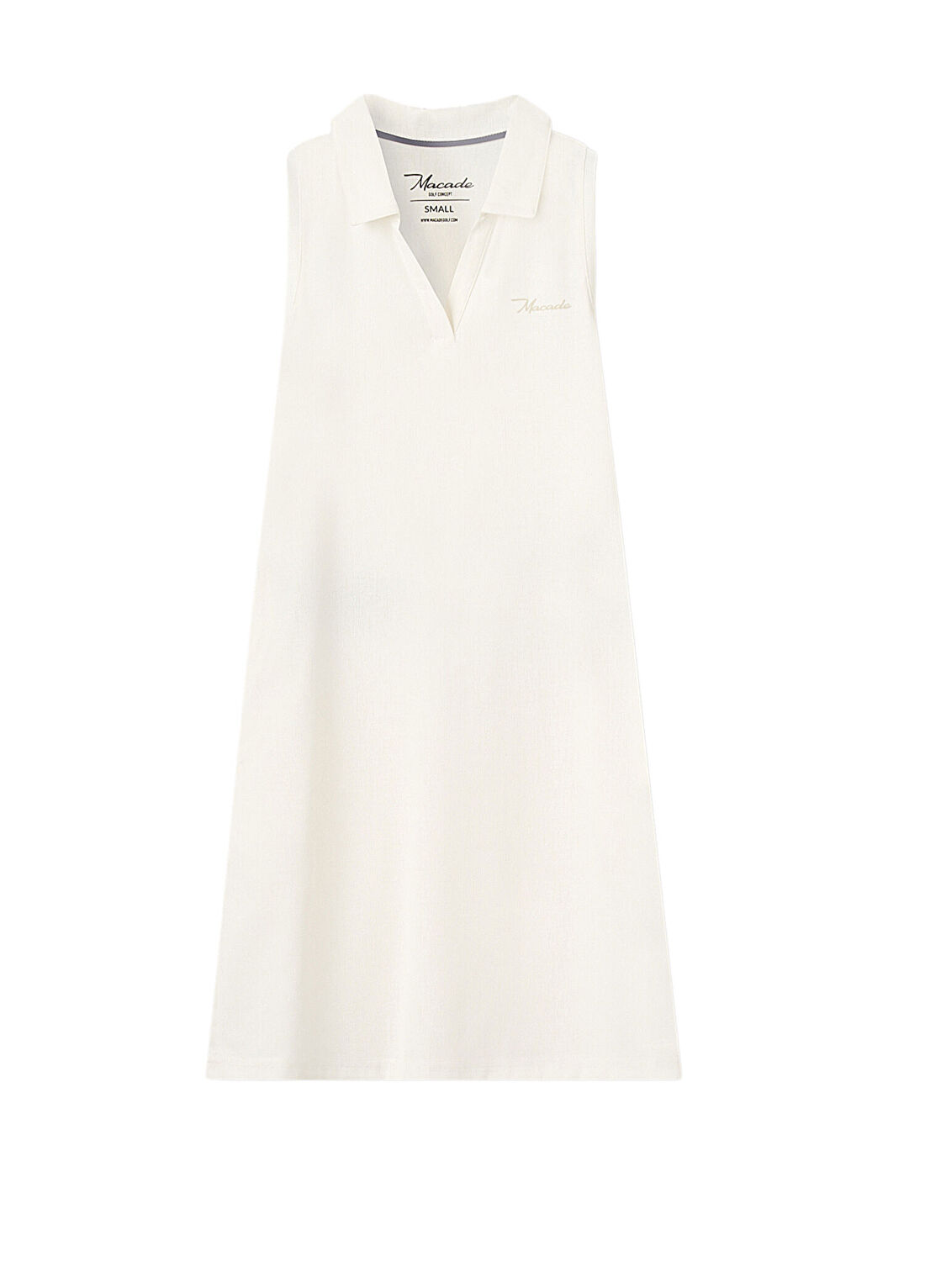 Macade Golf Beyaz Amanda Lightweight Kadın Elbise WDR2652301