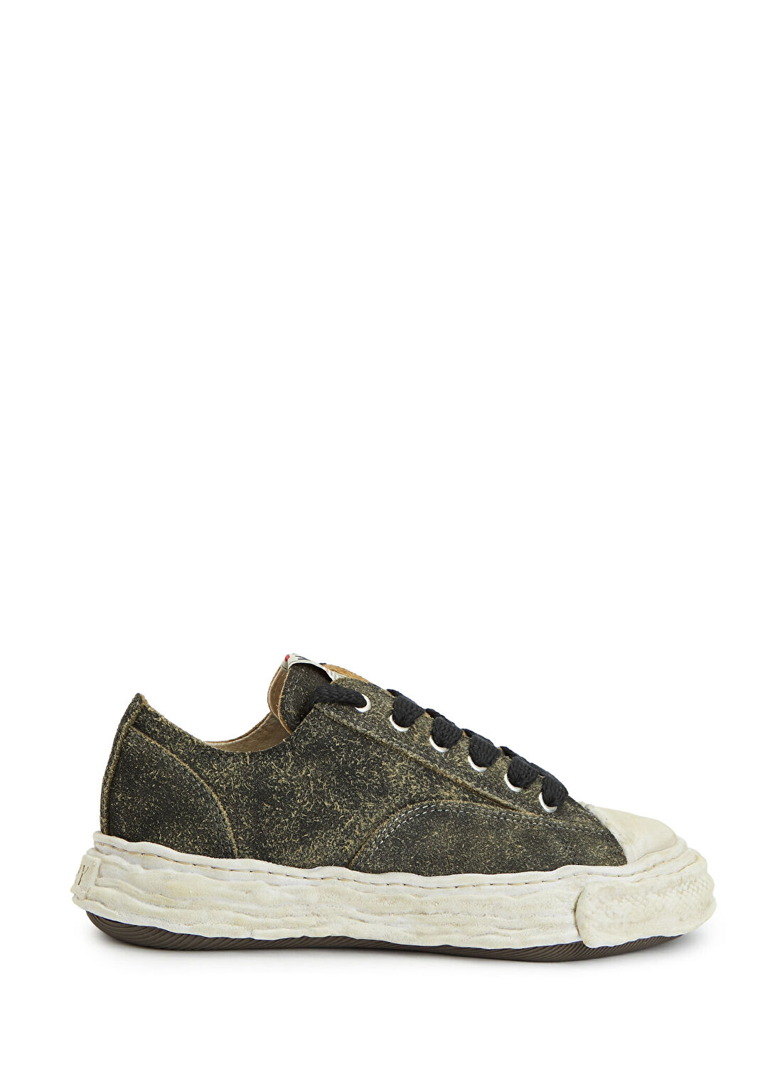 Maison Mihara Yasuhiro Siyah Erkek Deri Sneaker