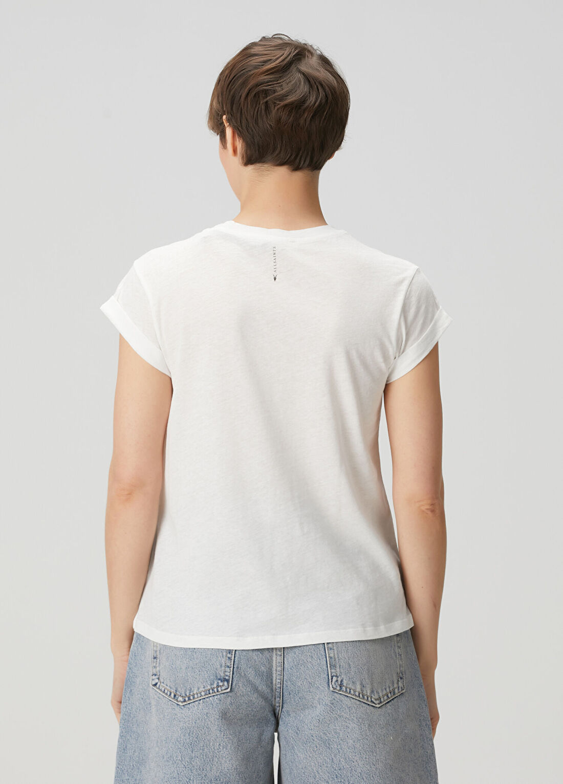 AllSaints Beyaz T-shirt görsel 4