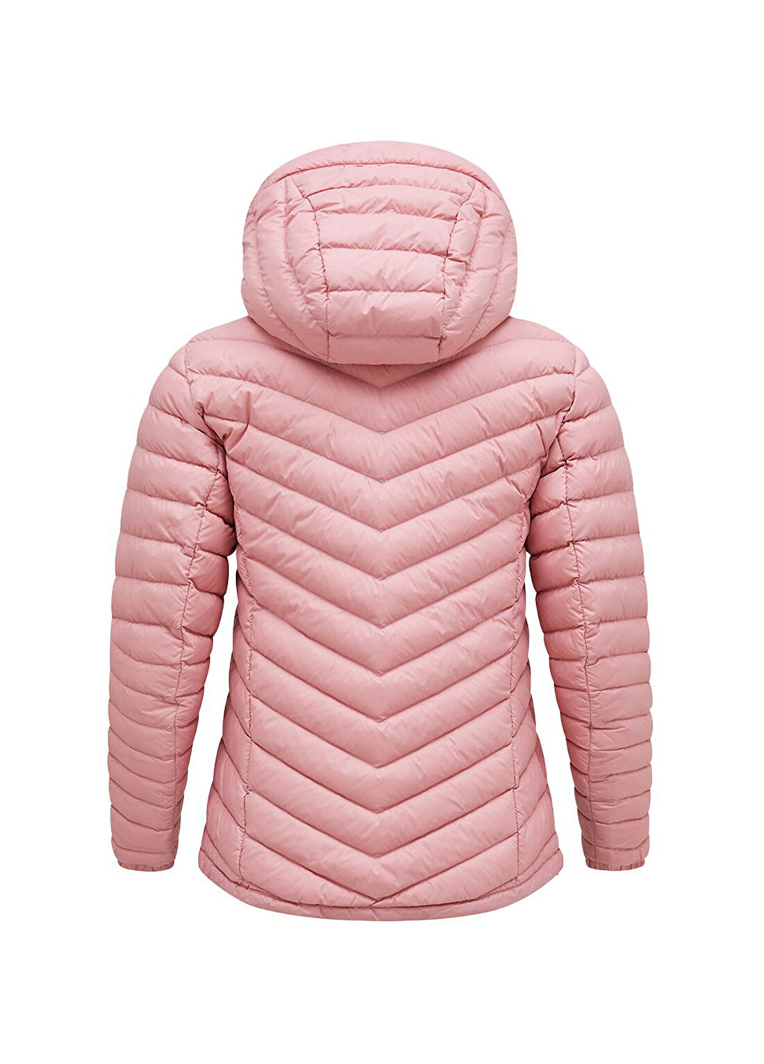 Peak Performance W Frost Down Hood Pembe Kapüşonlu Kadın Spor Ceket görsel 3