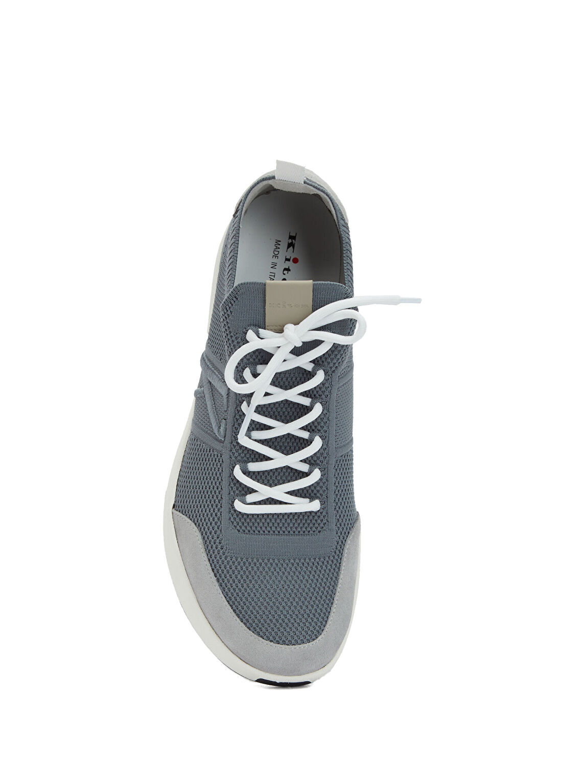 Kiton Gri File Dokulu Erkek Sneaker görsel 4