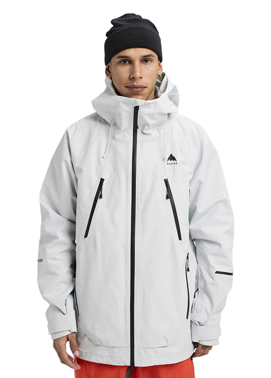 Burton Reserve Gore-Tex 2L Gri Kapüşonlu Erkek Snowboard Ceketi