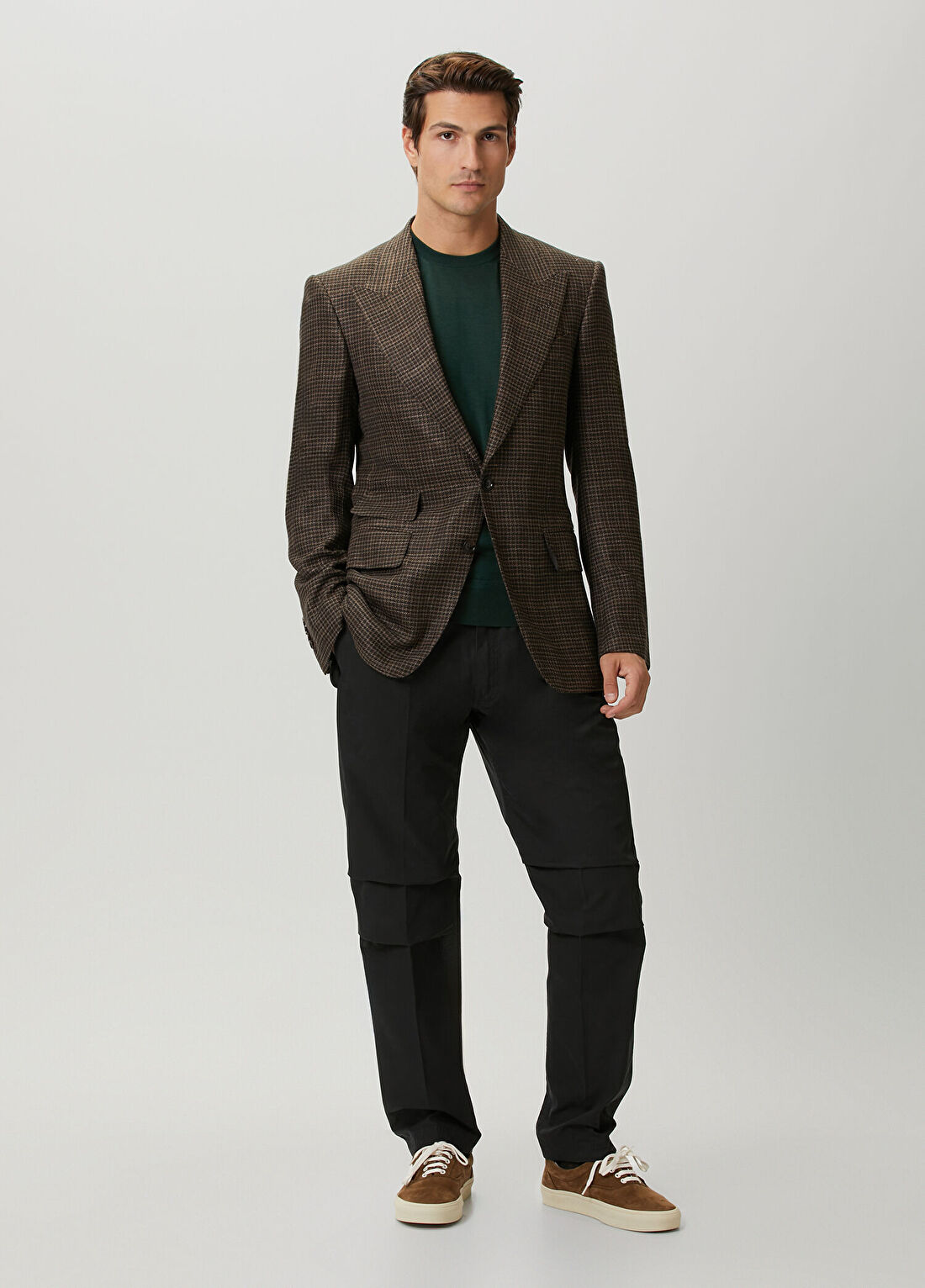 Tom Ford Yeşil Kaşmir Kazak görsel 2