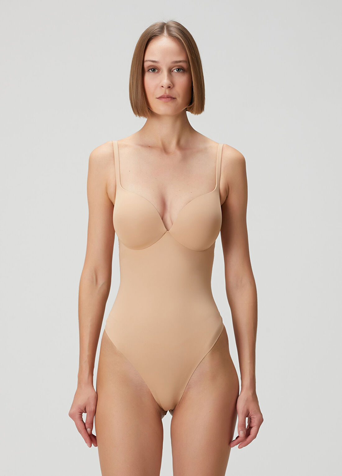 Skims Push Up Thong Bej Body