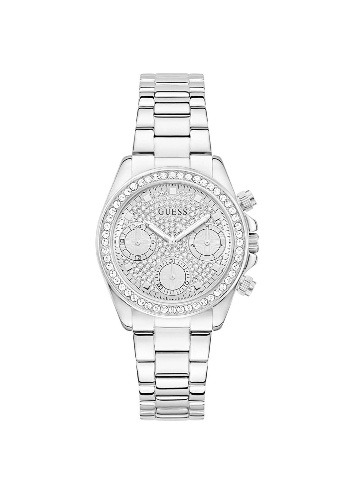 Guess GUGW1037L1 Metalik Gri Çelik Unisex Kol Saati