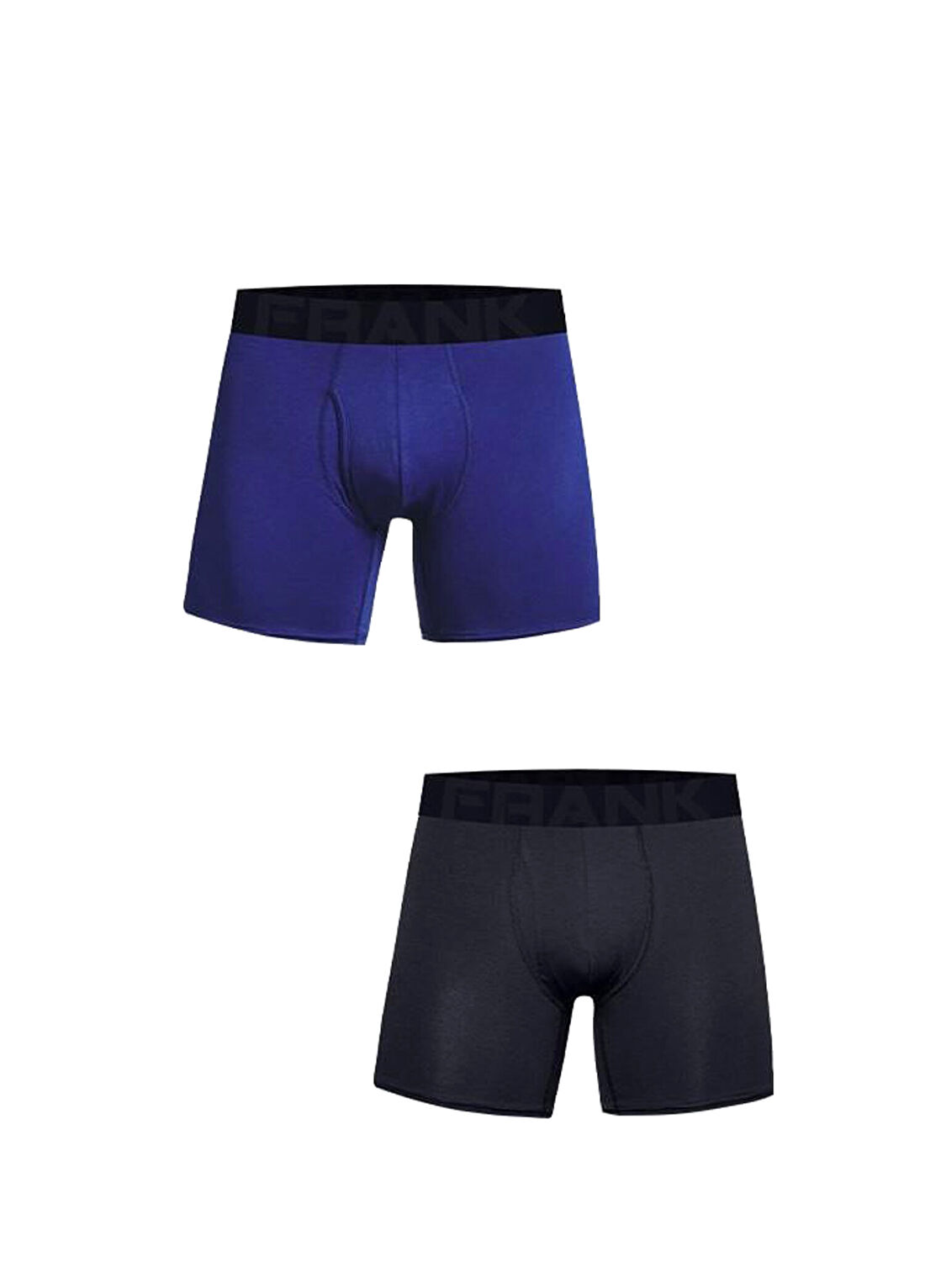 John Frank Active Sport Logo Bantlı 2li Boxer Seti