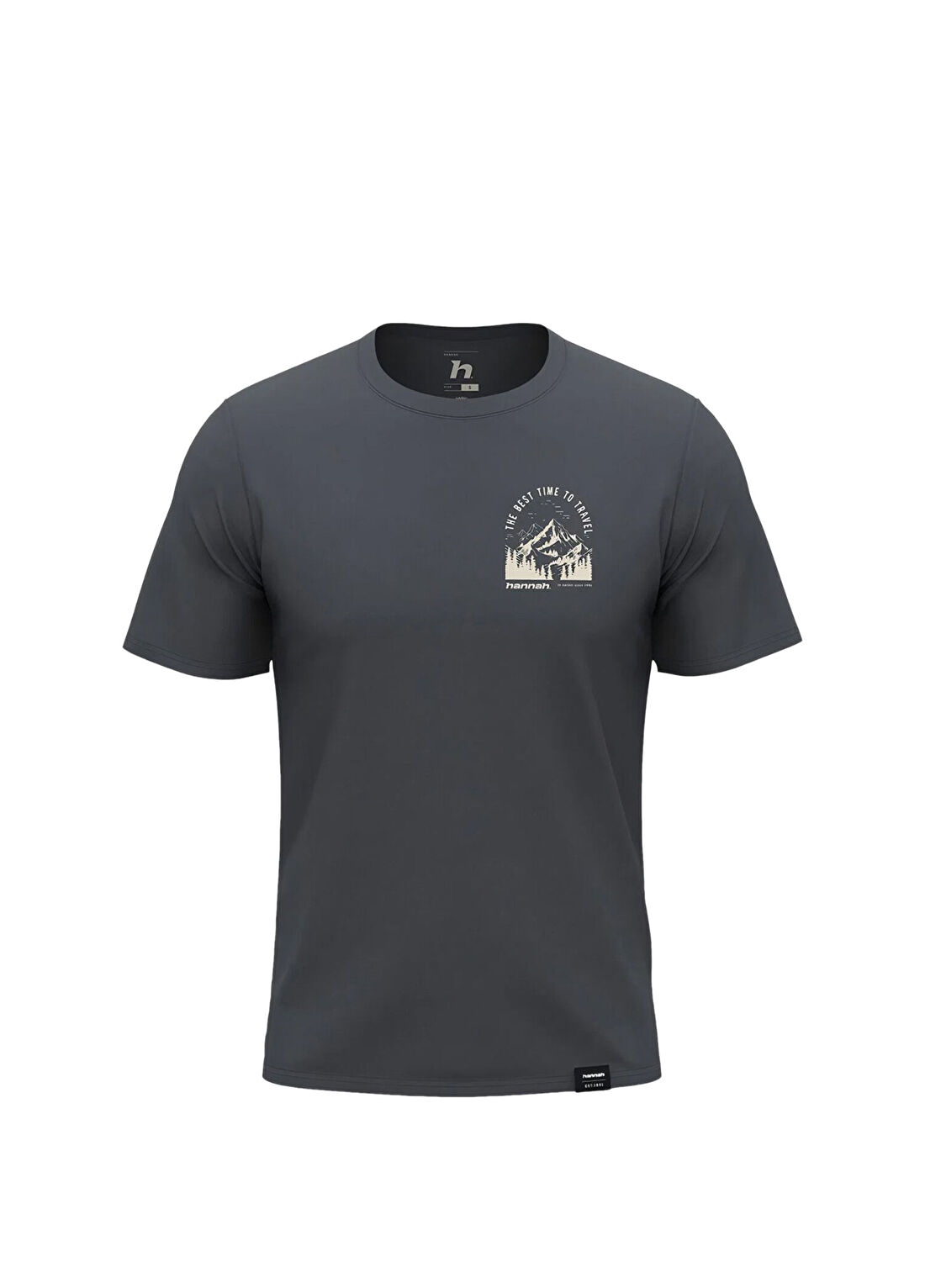 Hannah Stitch Volcanic Ash Baskılı Regular Fit Kısa Kollu Erkek T-Shirt