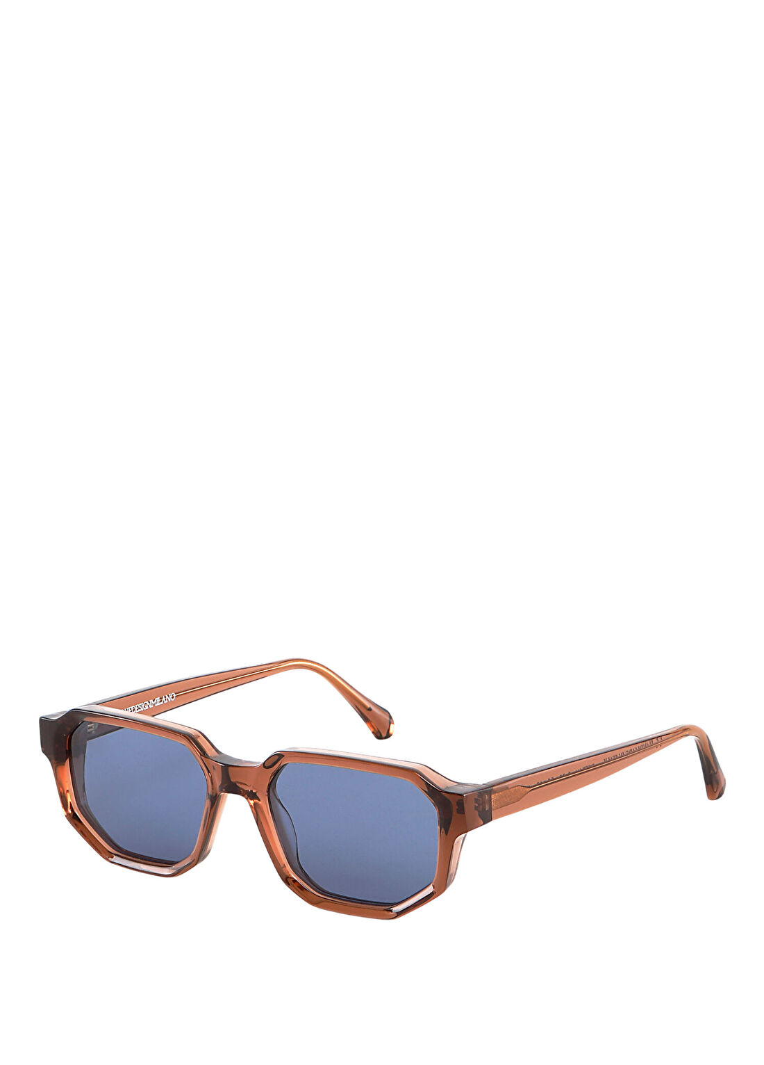 Unique Design Milano Fireball Kahverengi Unisex Güneş Gözlüğü görsel 2