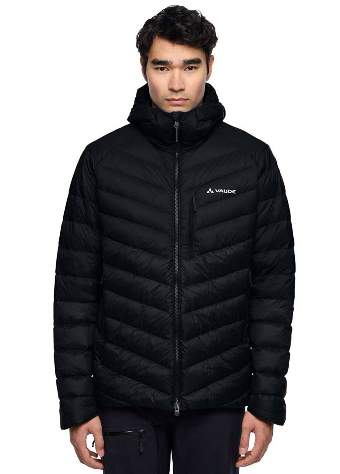 Vaude Monviso Siyah Kapüşonlu Erkek Spor Mont görsel 4
