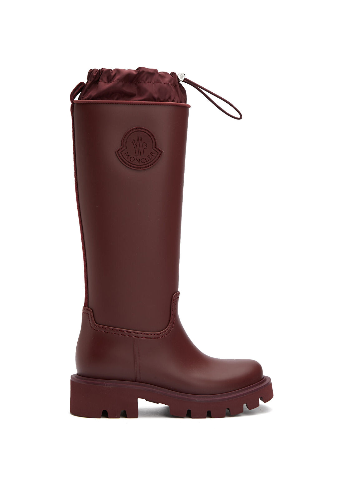 Moncler Kickstream Bordo Kadın Yağmur Botu