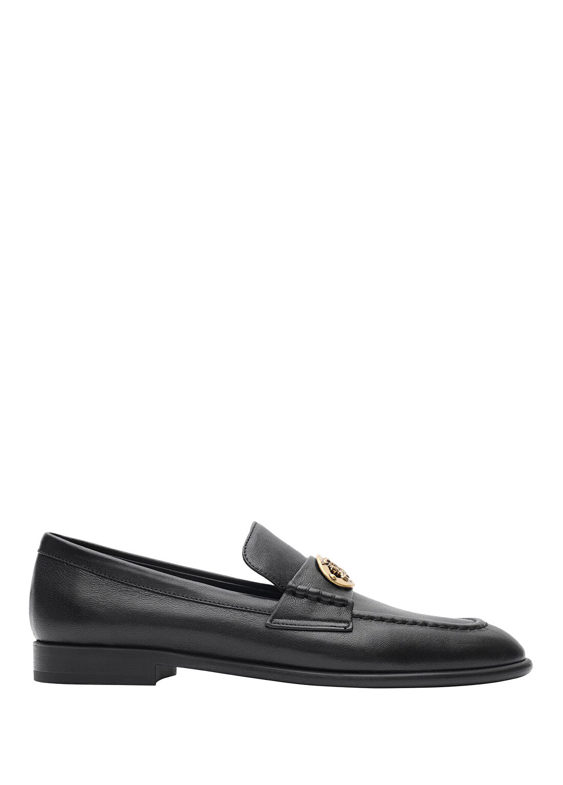 Burberry Opal Siyah Deri Kadın Loafer