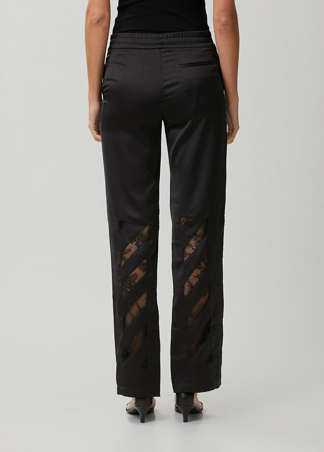 Off-White Siyah Pantolon görsel 4