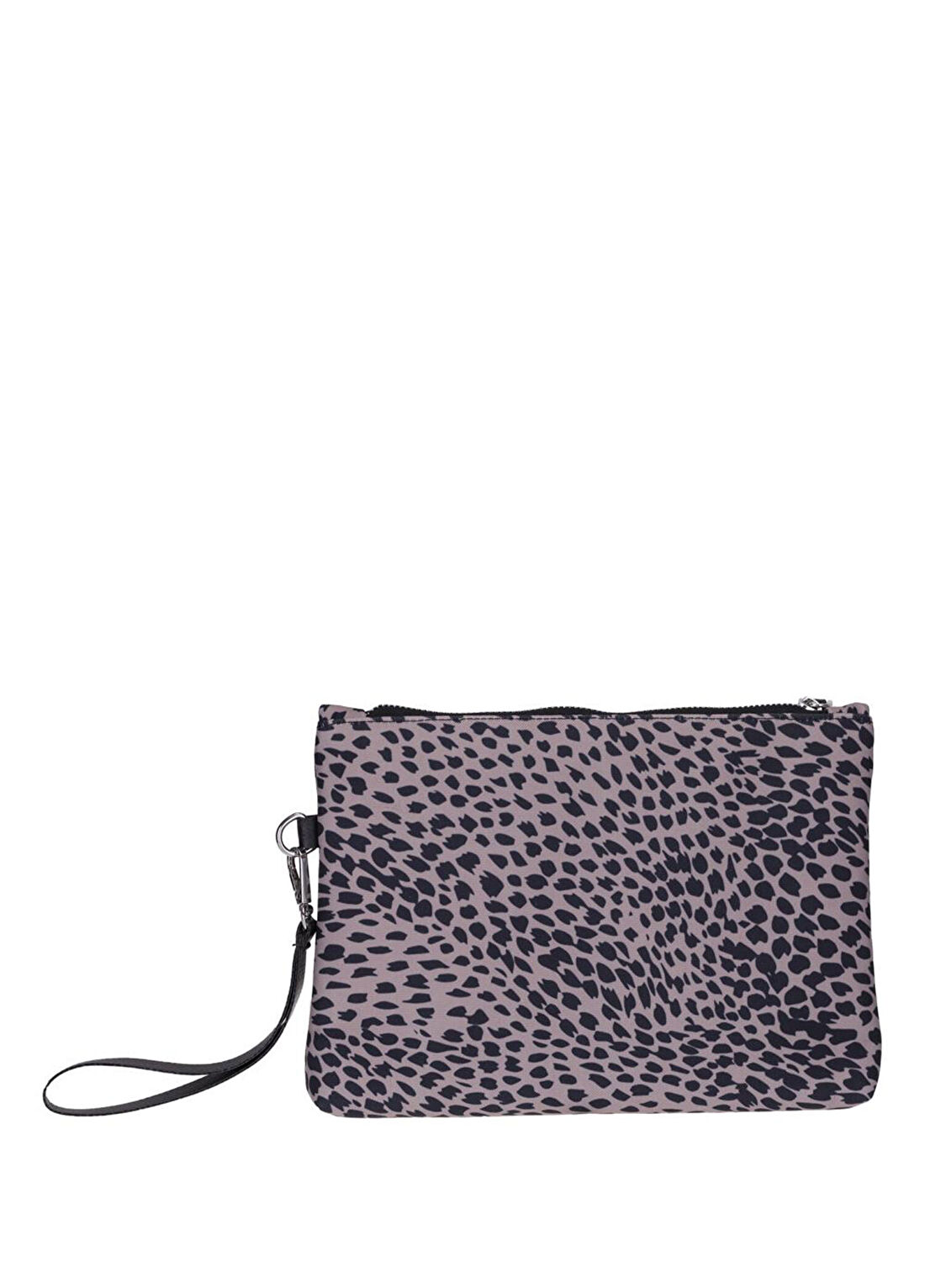 Bloominbag Leopard Cita Noir Kadın El Portföyü görsel 3