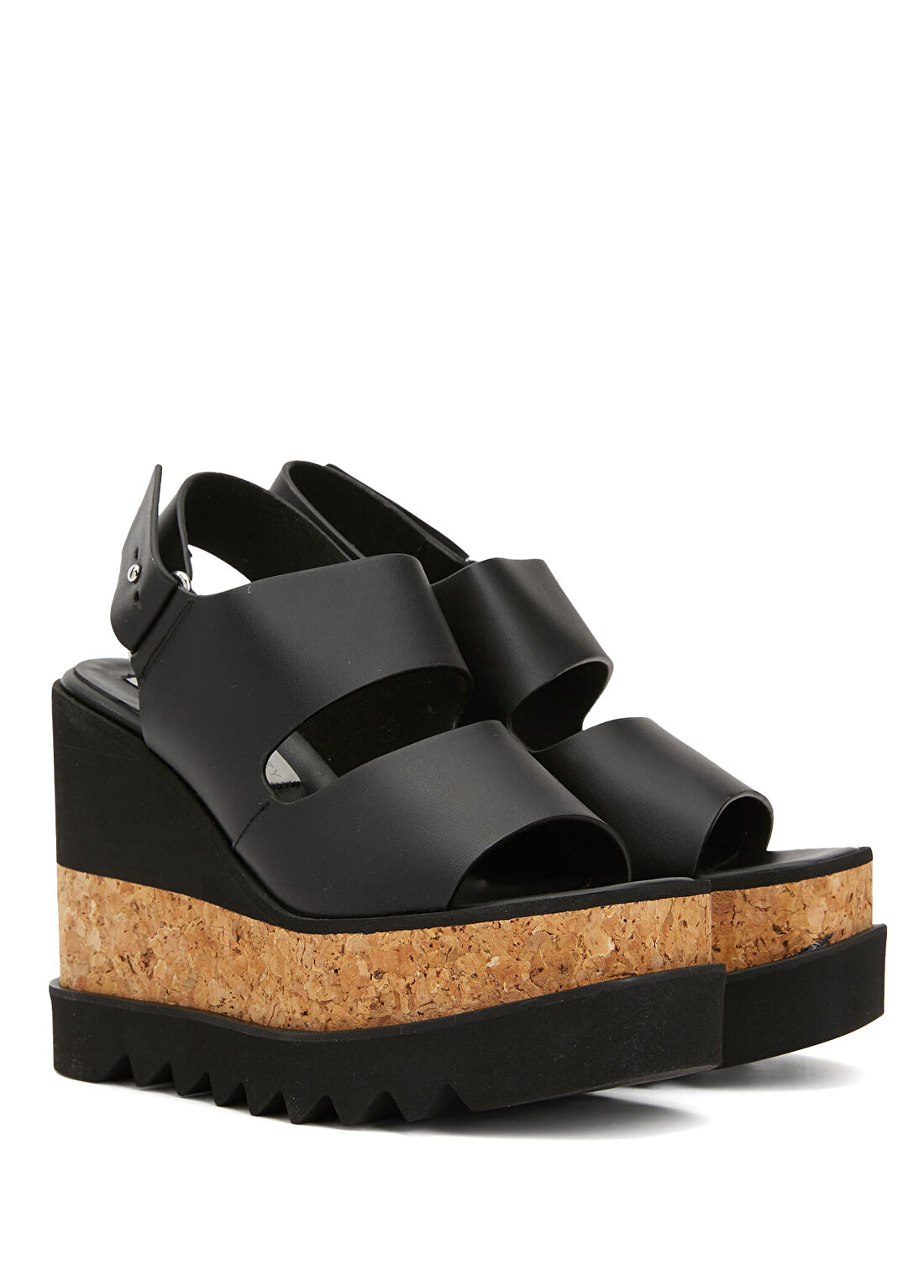 Stella McCartney Sneak-Elyse Siyah Kadın Sandalet görsel 2