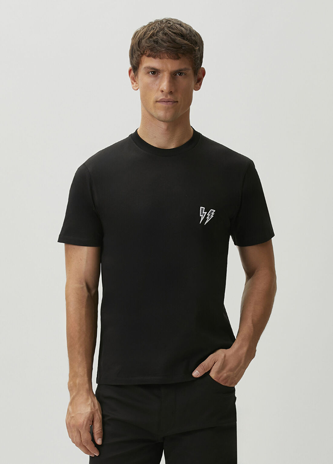 Neil Barrett Slim Siyah T-shirt