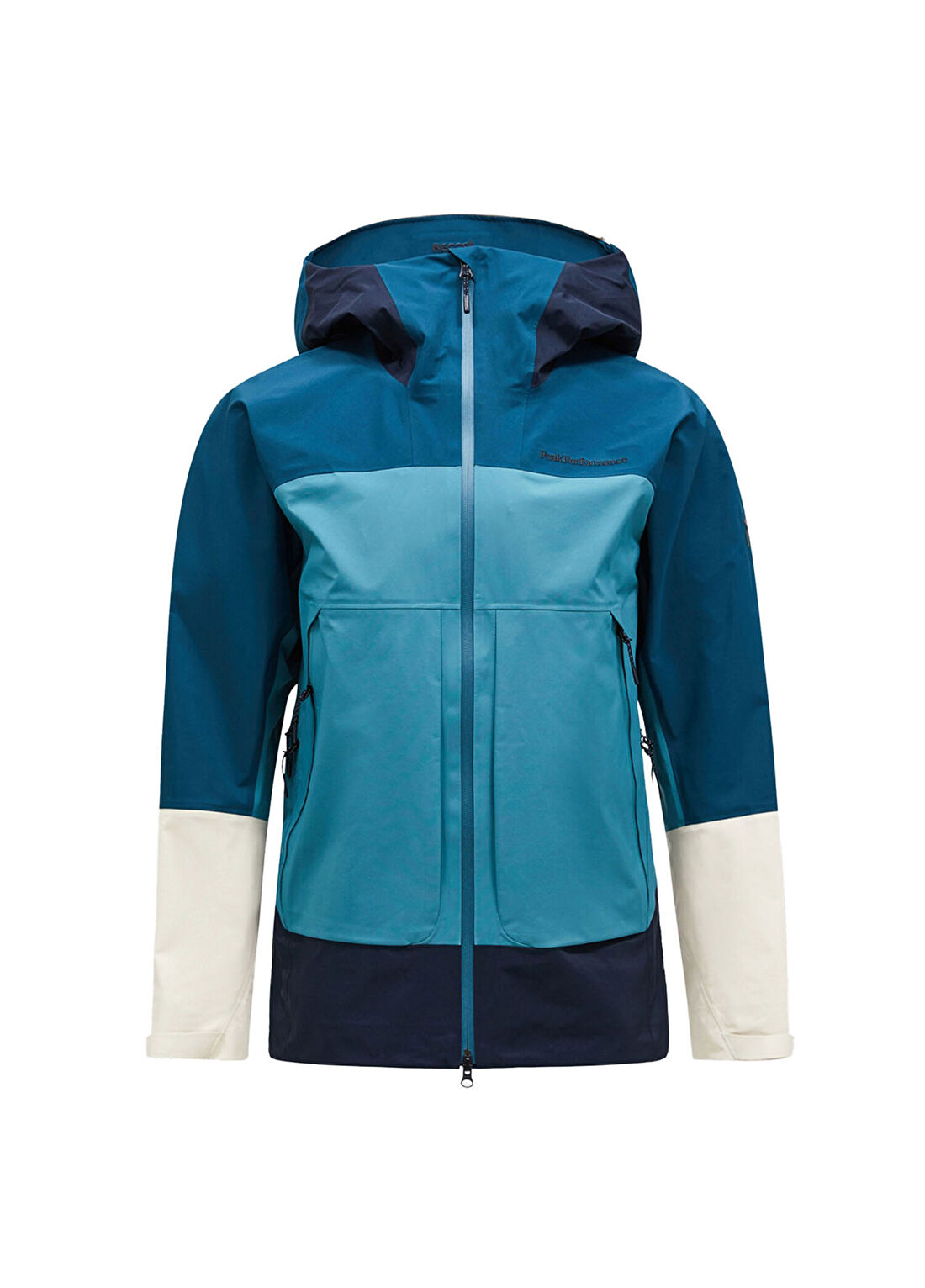 Peak Performance Vislight Gore-Tex Renkli Kapüşonlu Erkek Kayak Montu