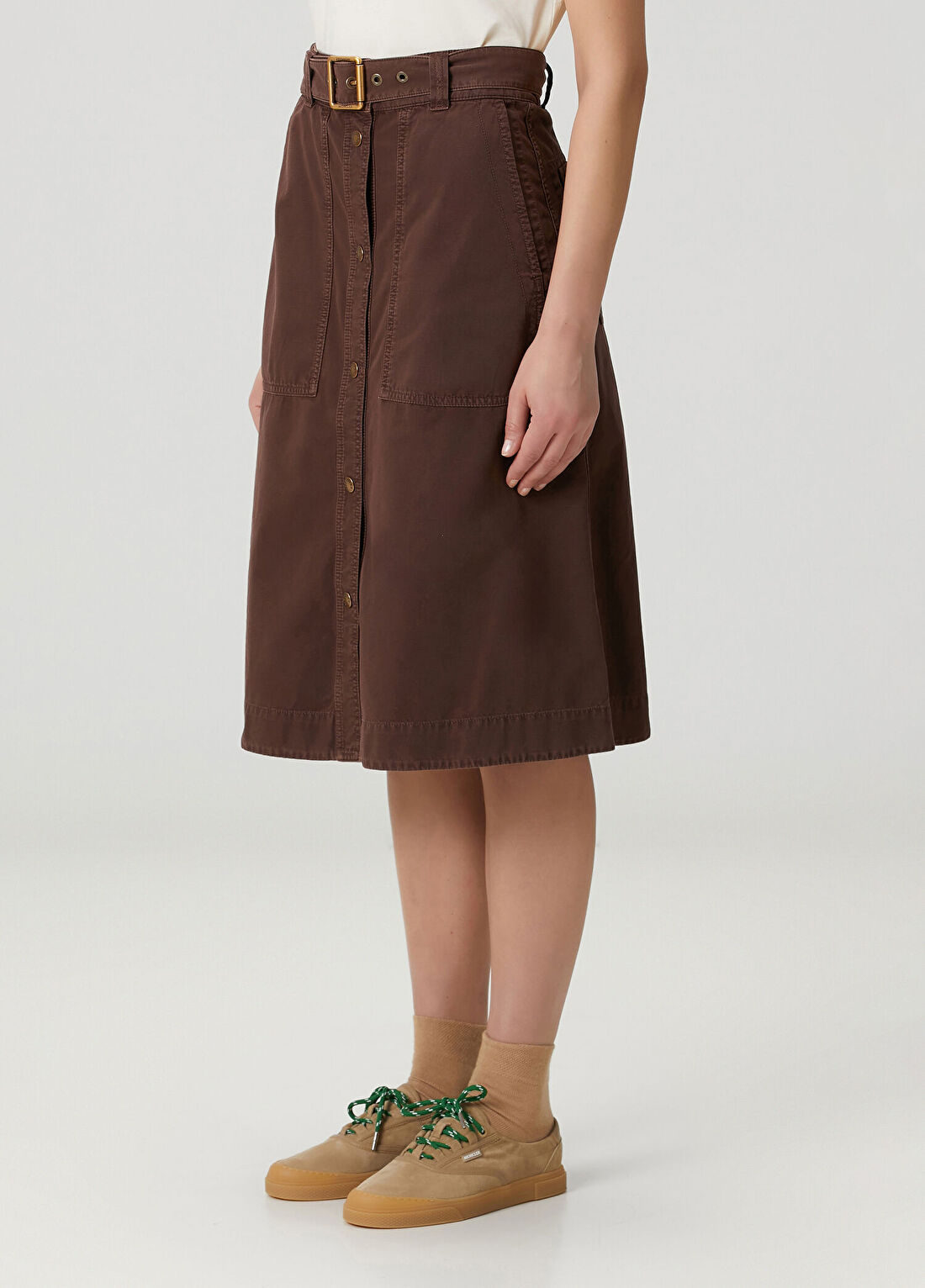 Moncler Bordo Midi Etek görsel 2