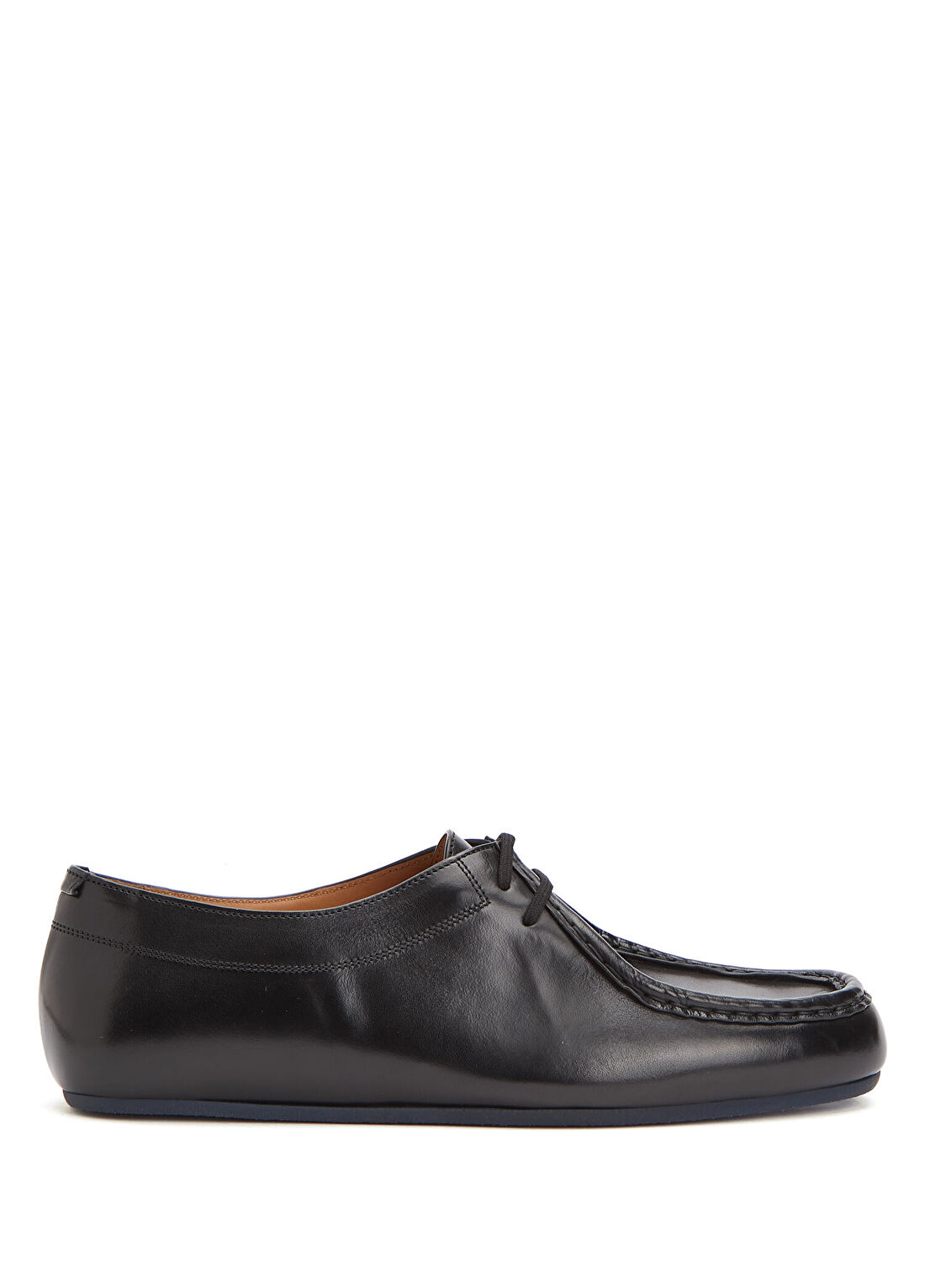 Jil Sander Hood Siyah Kadın Deri Loafer