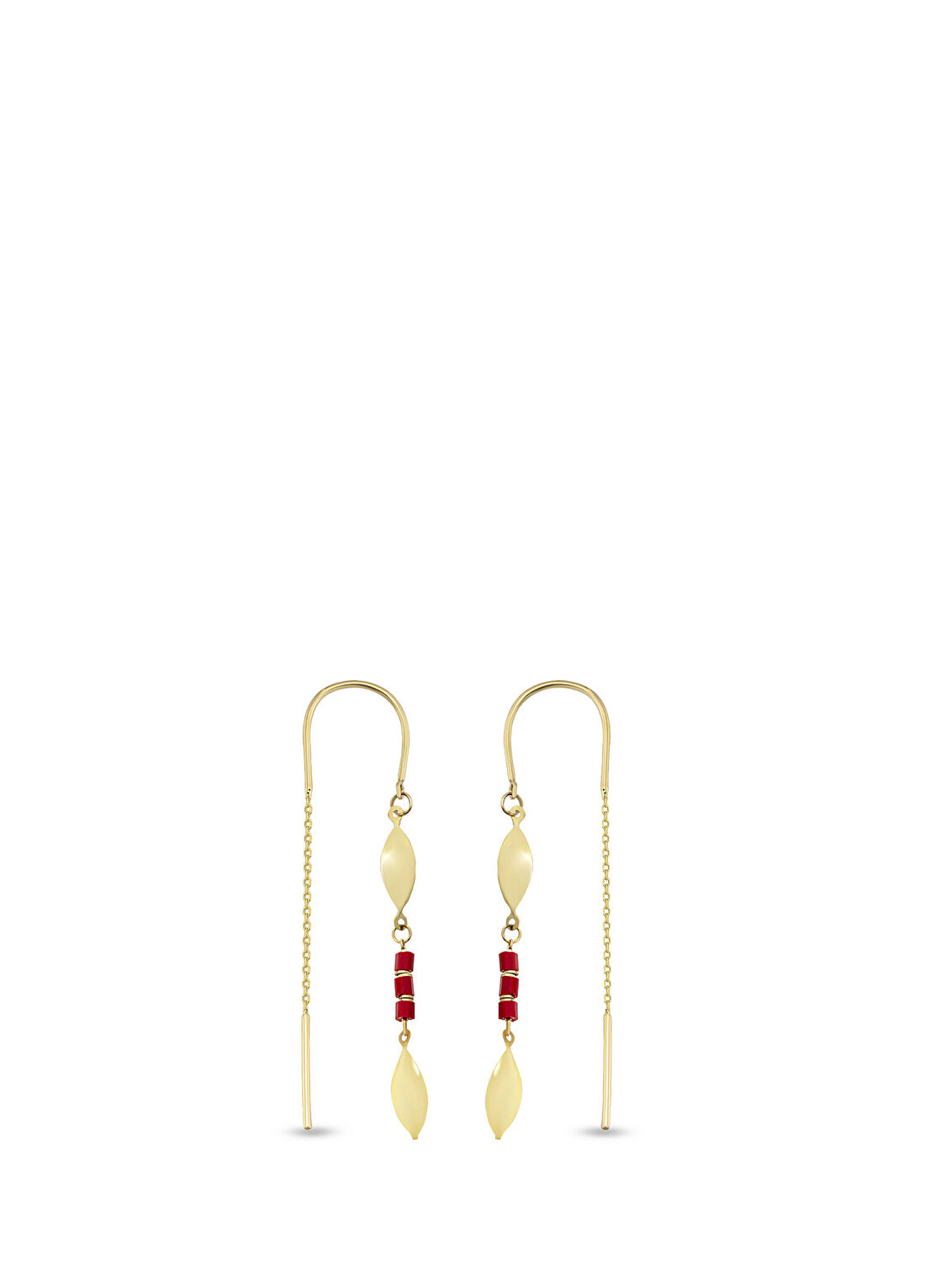 Orena Jewelry Mirella 14 Ayar Altın Kadın Küpe