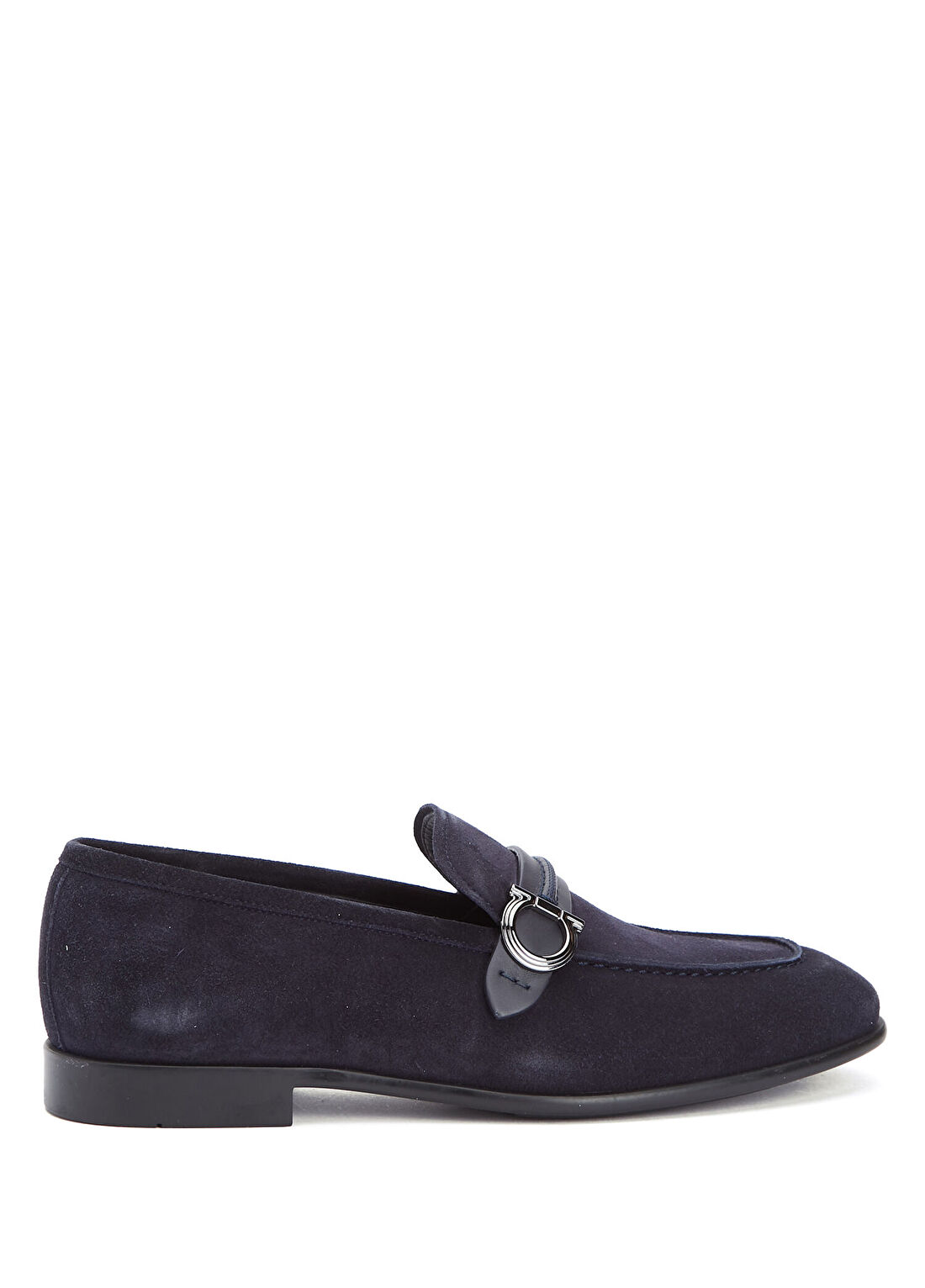 Ferragamo Foster Lacivert Erkek Deri Loafer