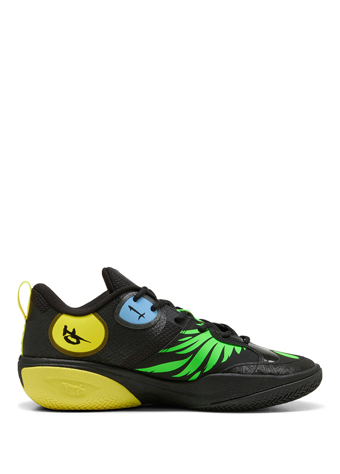Puma MB World.01 Black Lemon Crush Unisex Basketbol Ayakkabısı