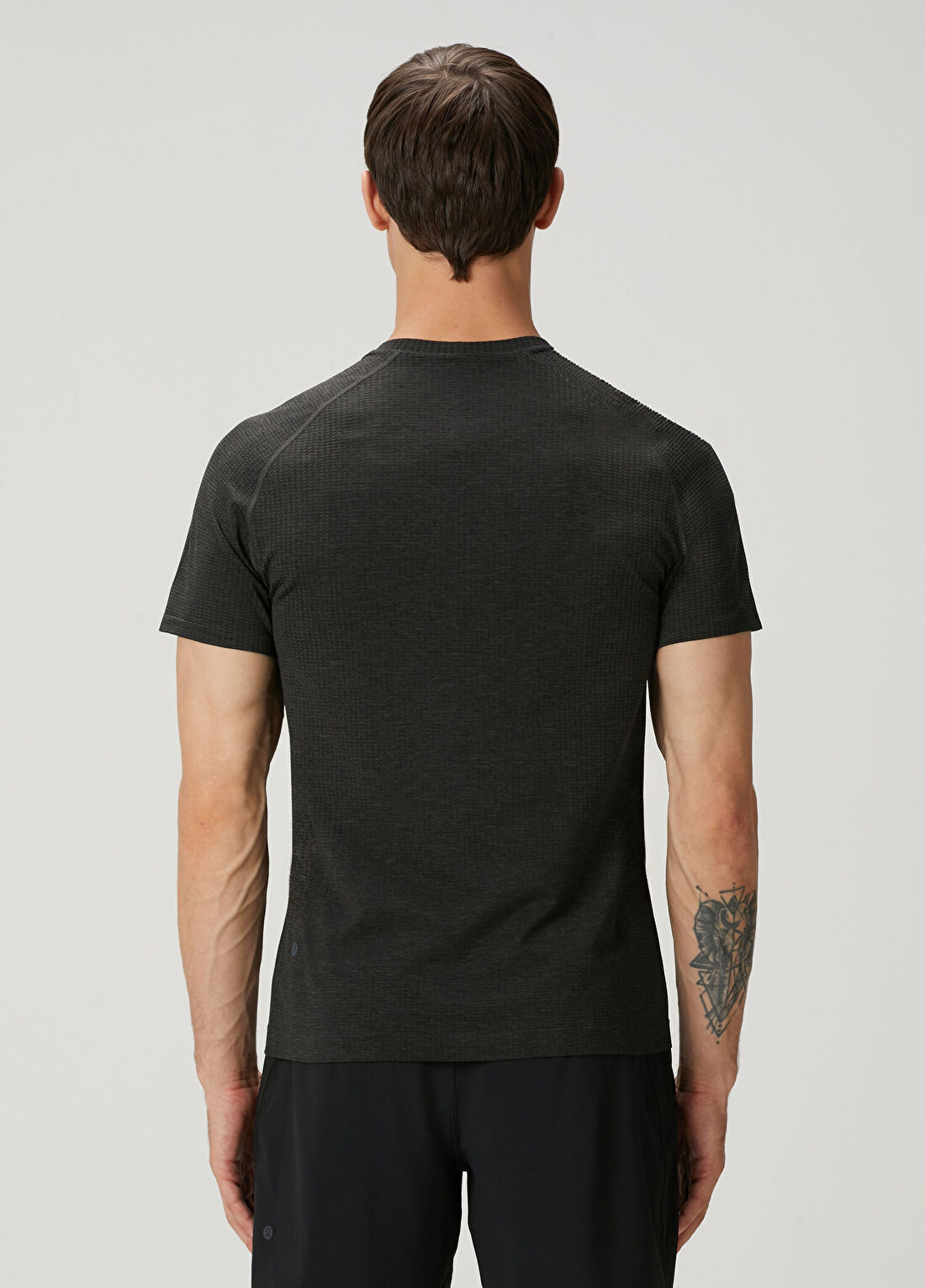 lululemon Metal Vent Tech Siyah Gri T-shirt görsel 4