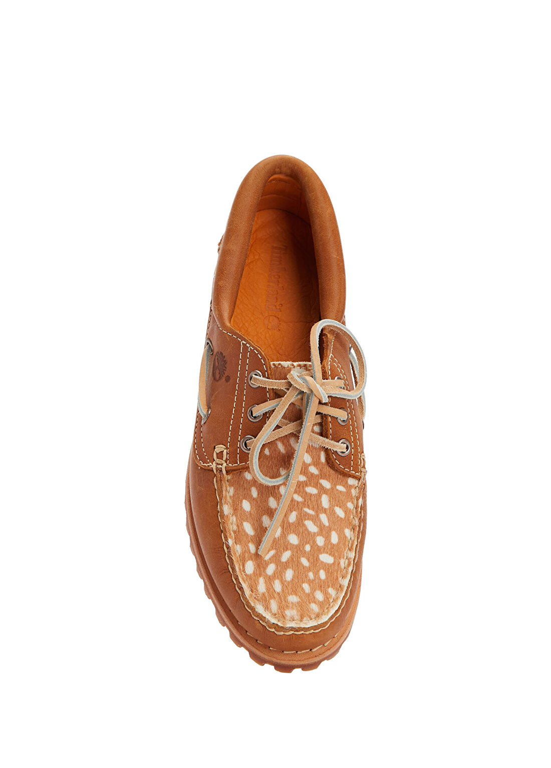 Timberland Authentic Taba Kadın Deri Loafer görsel 4