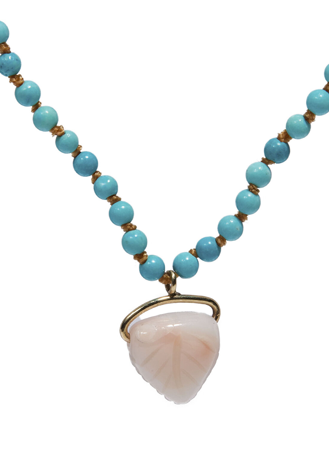Gözde Atlı Jewellery Doğal Taşlı Kadın Altın Kolye görsel 2