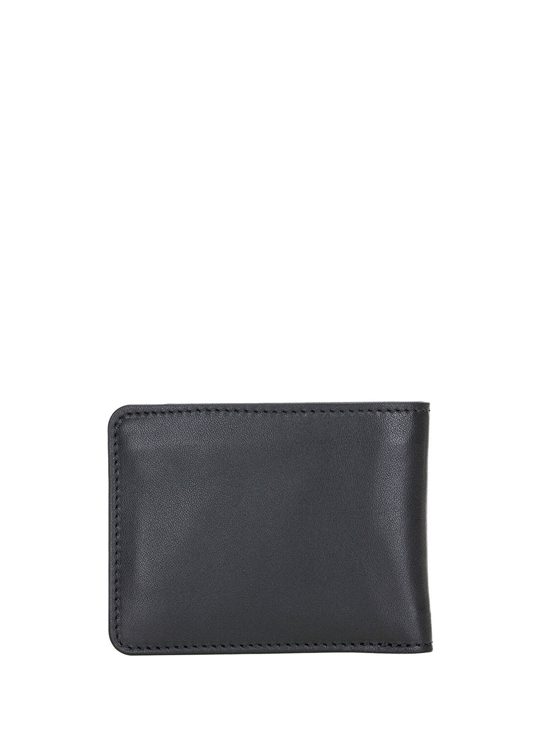 Bloominbag BloomFold Obsidian Black Siyah Deri Unisex Cüzdan görsel 3