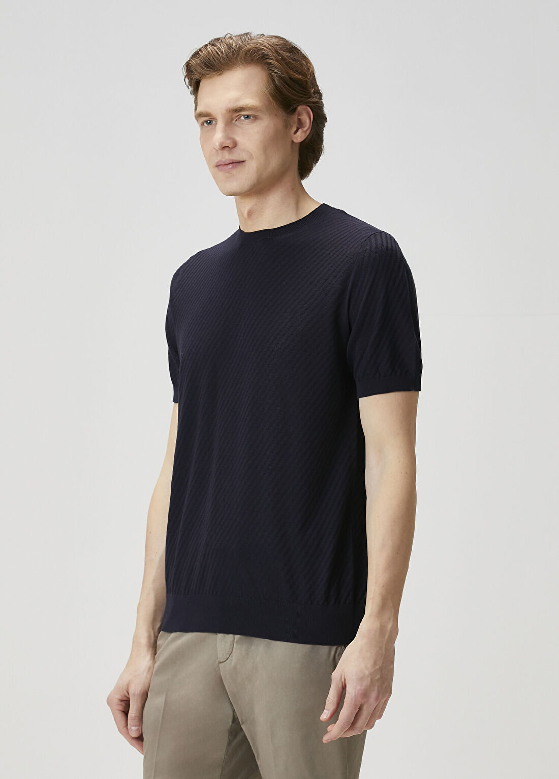 Corneliani Lacivert Triko görsel 3