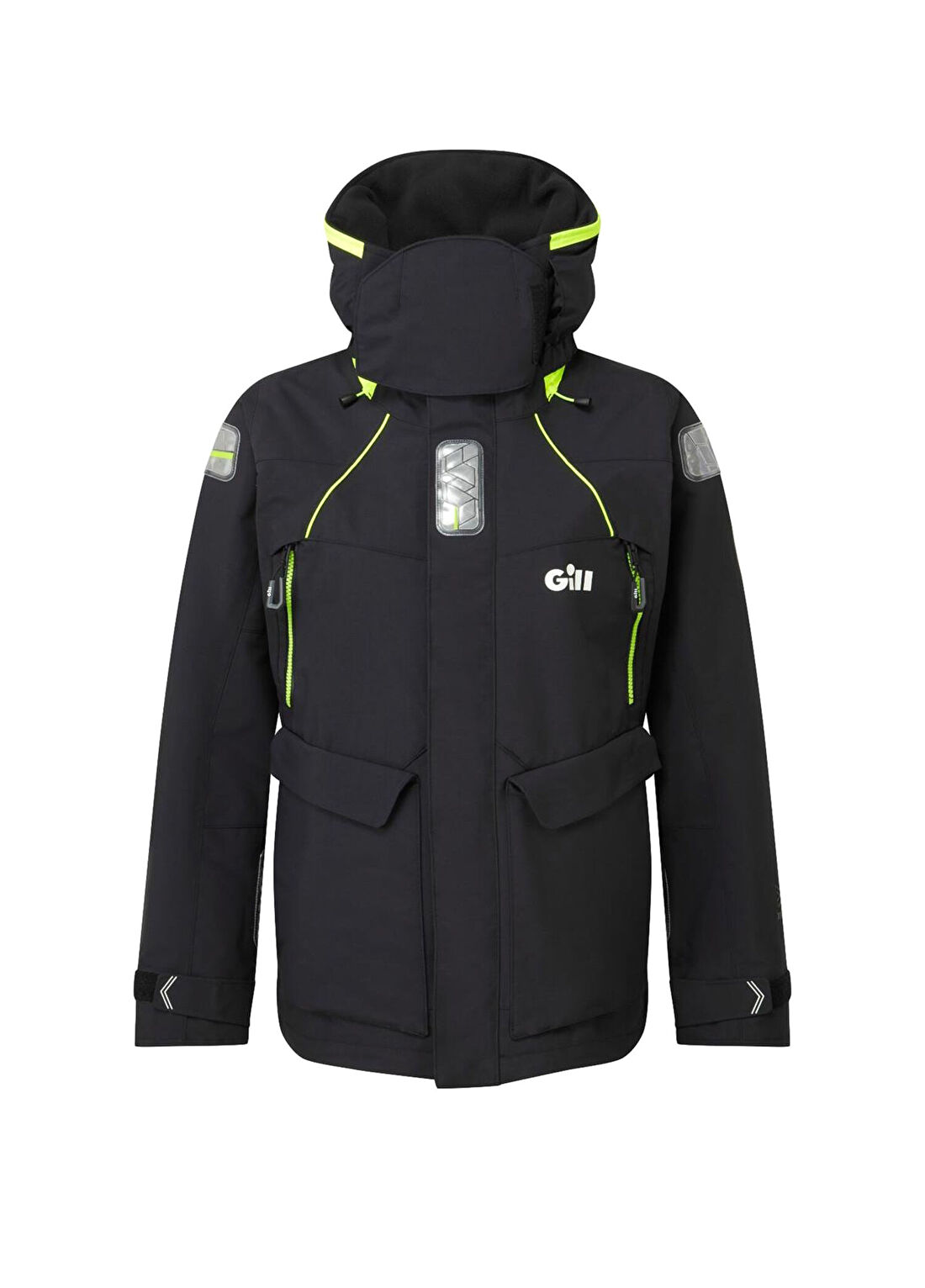 Gill Womens Offshore Black Siyah Kapüşonlu Kadın Spor Mont
