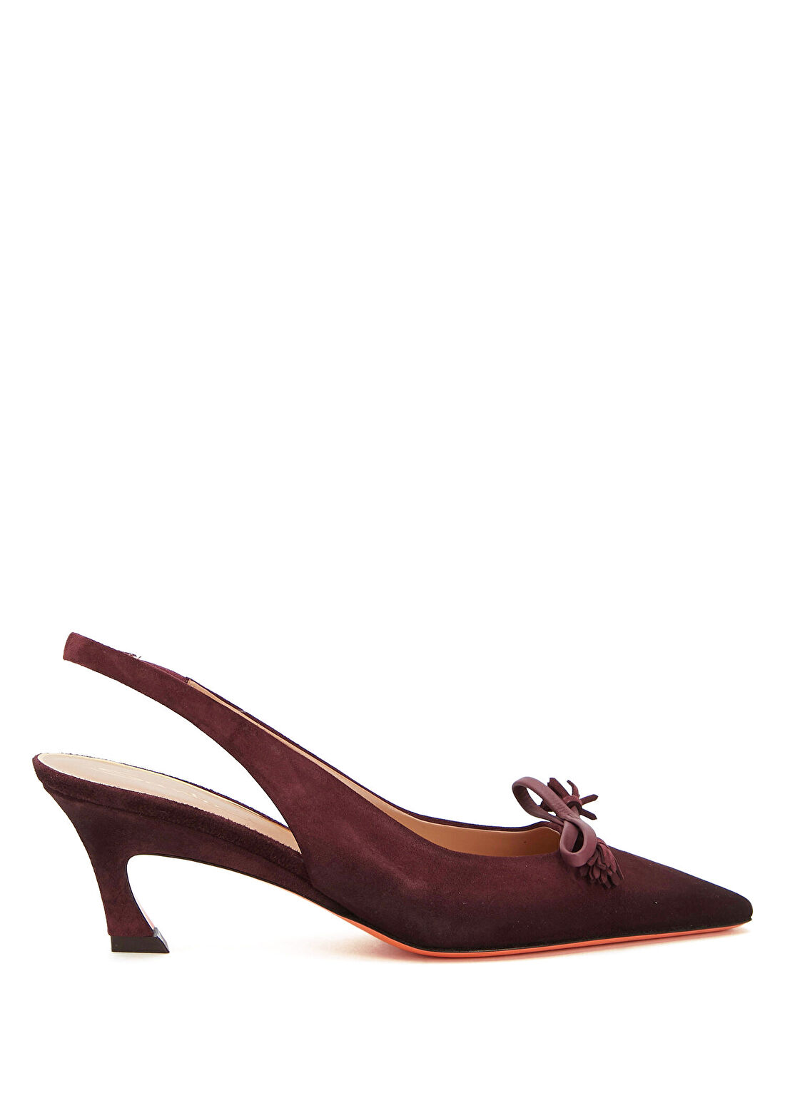 Santoni Bordo Süet Topuklu Ayakkabı