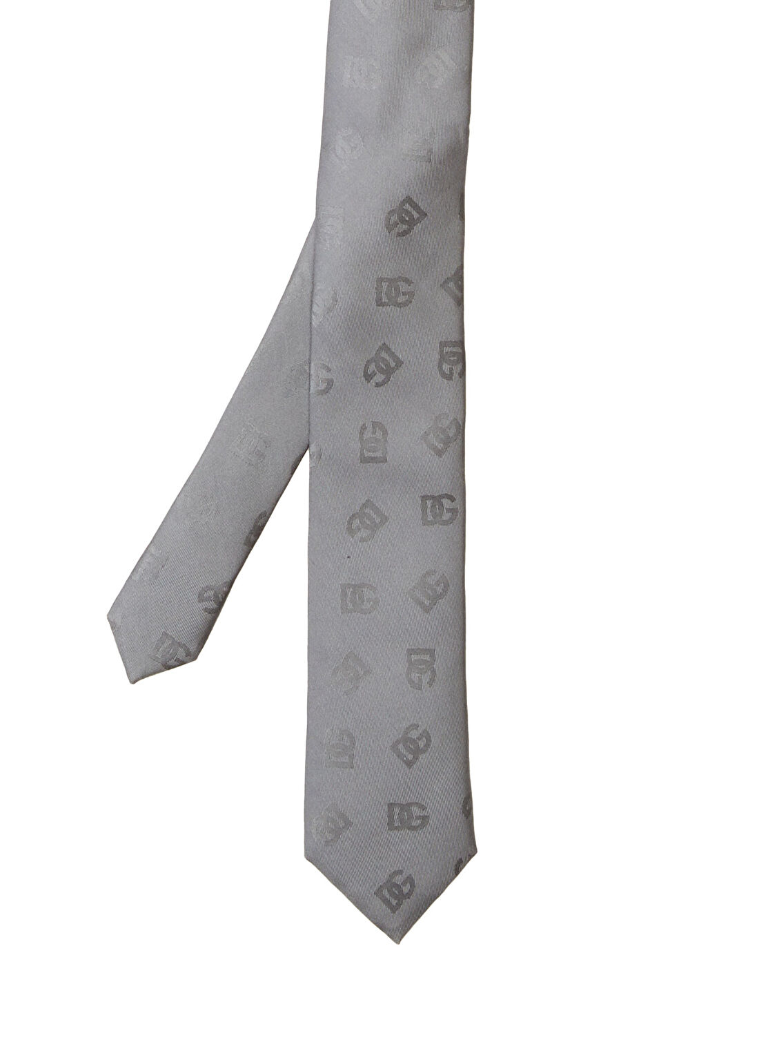 Dolce&Gabbana Gri İpek Kravat