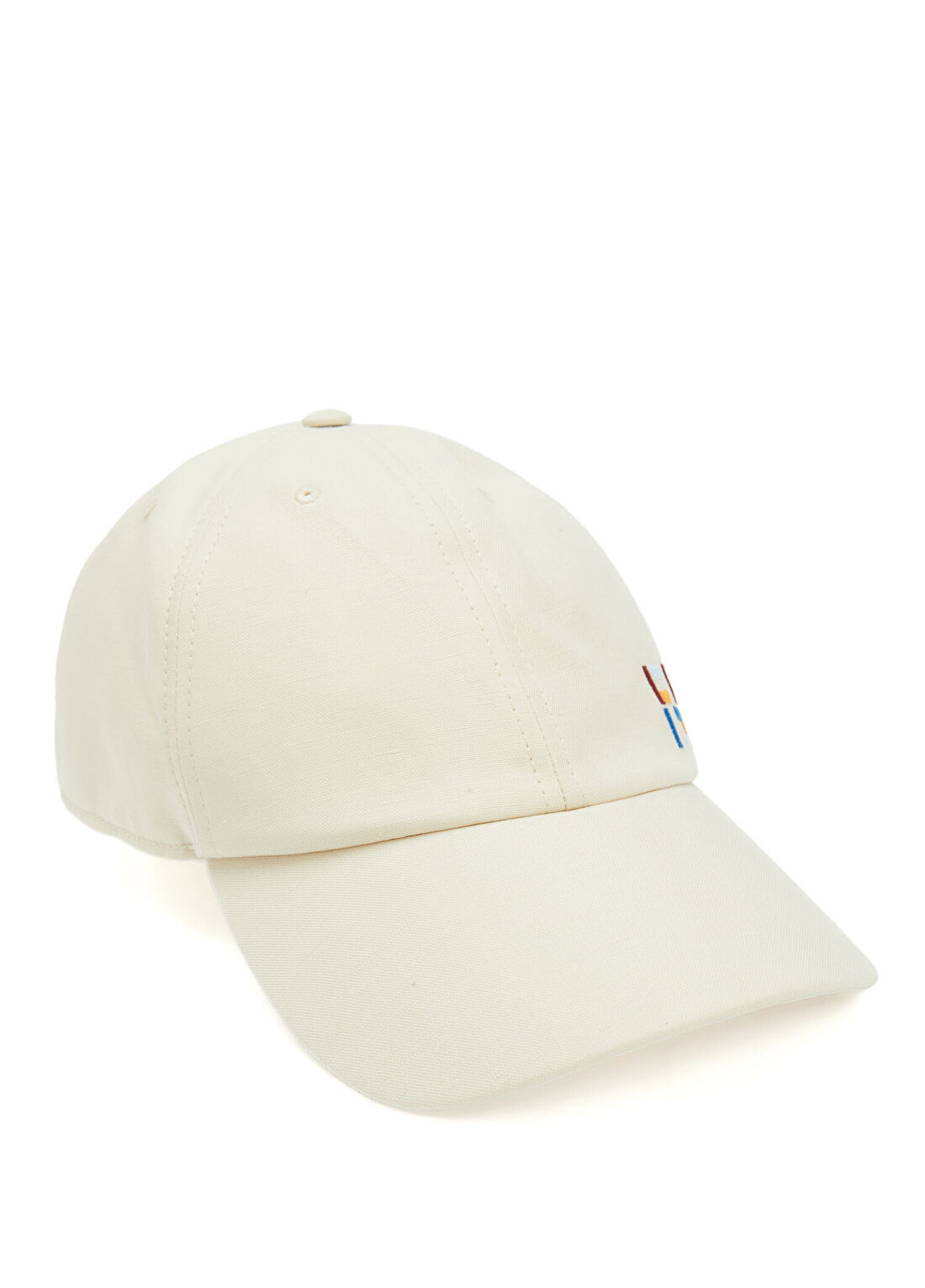 Fendi Beyaz Logo Nakışlı Erkek Şapka