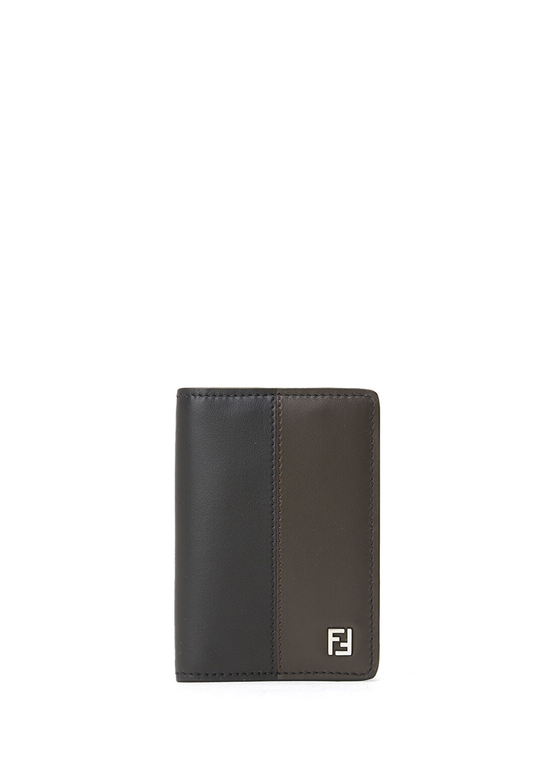Fendi Kahverengi Siyah Erkek Deri Kartlık