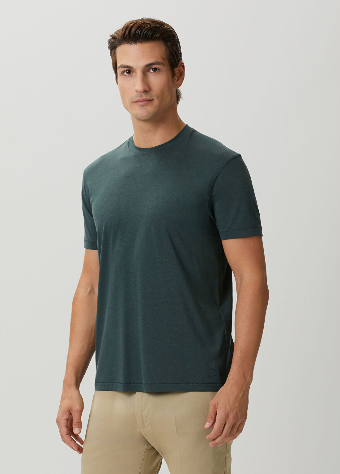 Tom Ford Açık Yeşil Basic T-shirt görsel 3