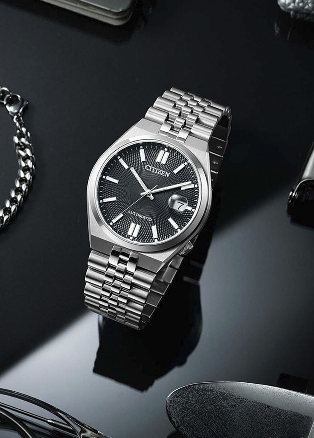 Citizen Tsuyosa 60 NK0020-55E Gümüş Çelik Erkek Kol Saati görsel 2