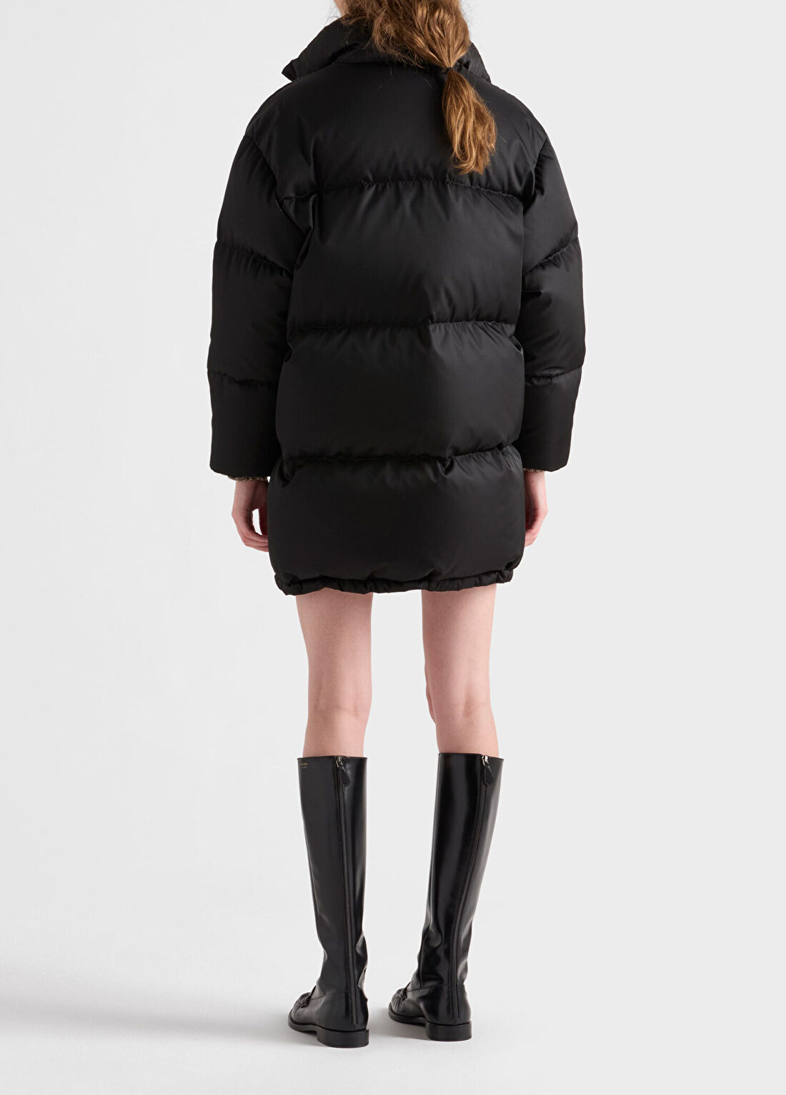 Prada Siyah Re-Nylon Kadın Şişme Mont görsel 3