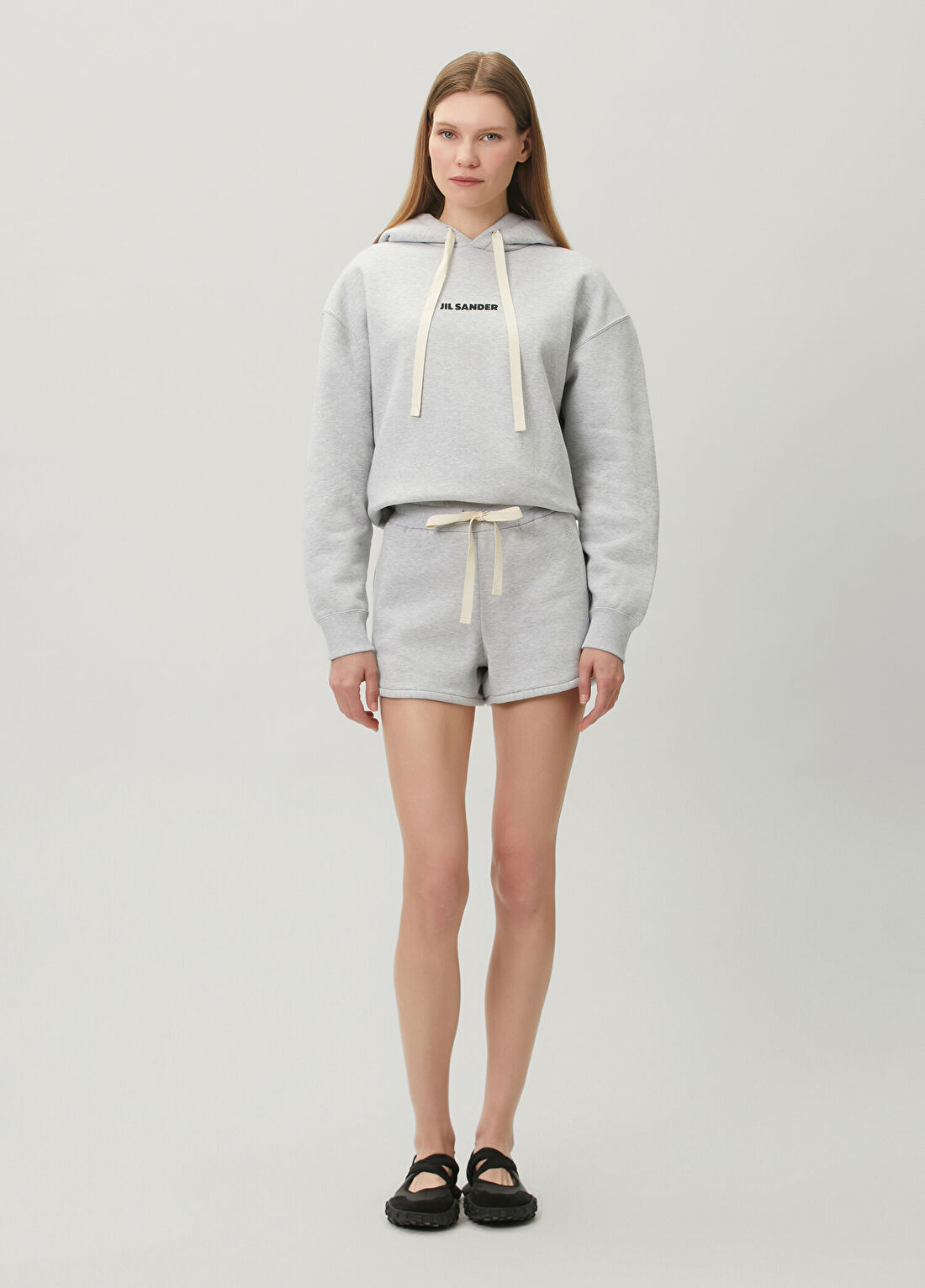 Jil Sander Koyu Gri Pileli Pantolon