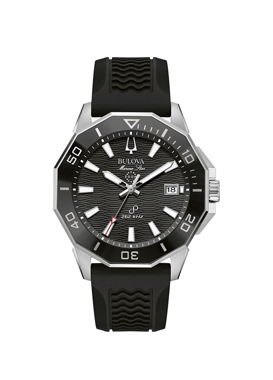 Bulova 96B432 Siyah Silikon Erkek Kol Saati