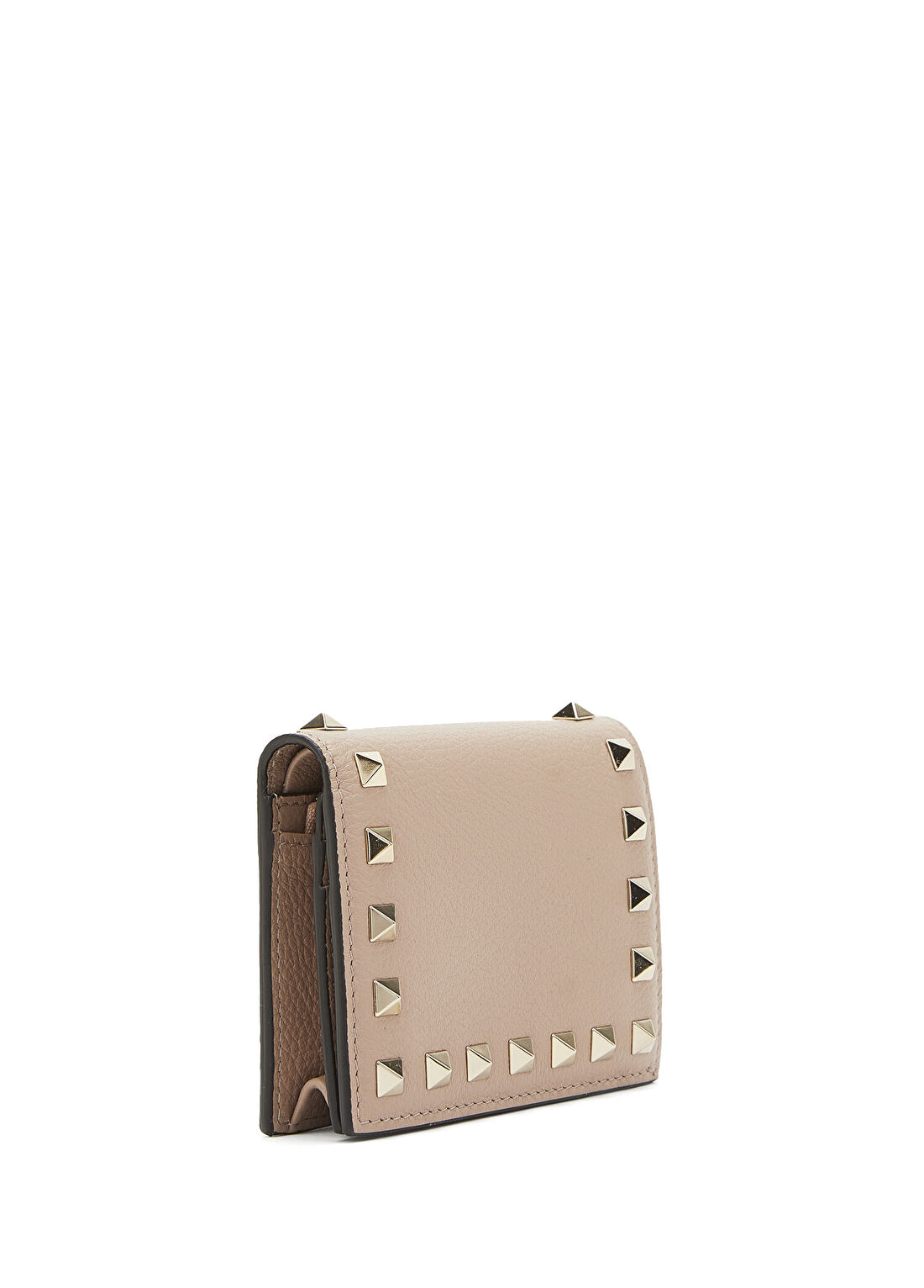 Valentino Garavani Small Rockstud Pudra Kadın Deri Cüzdan görsel 2