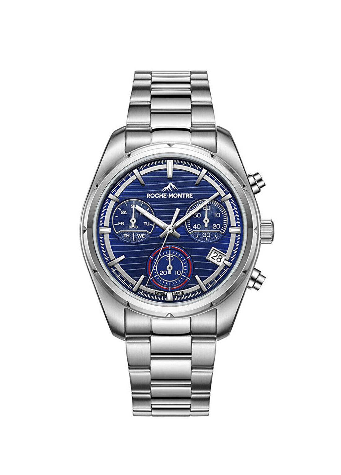 Roche Montre RMG4002-01 Metalik Gri Çelik Erkek Kol Saati
