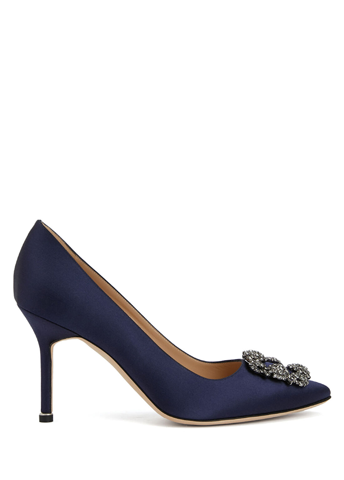 Manolo Blahnik Hangisi Lacivert Topuklu Ayakkabı