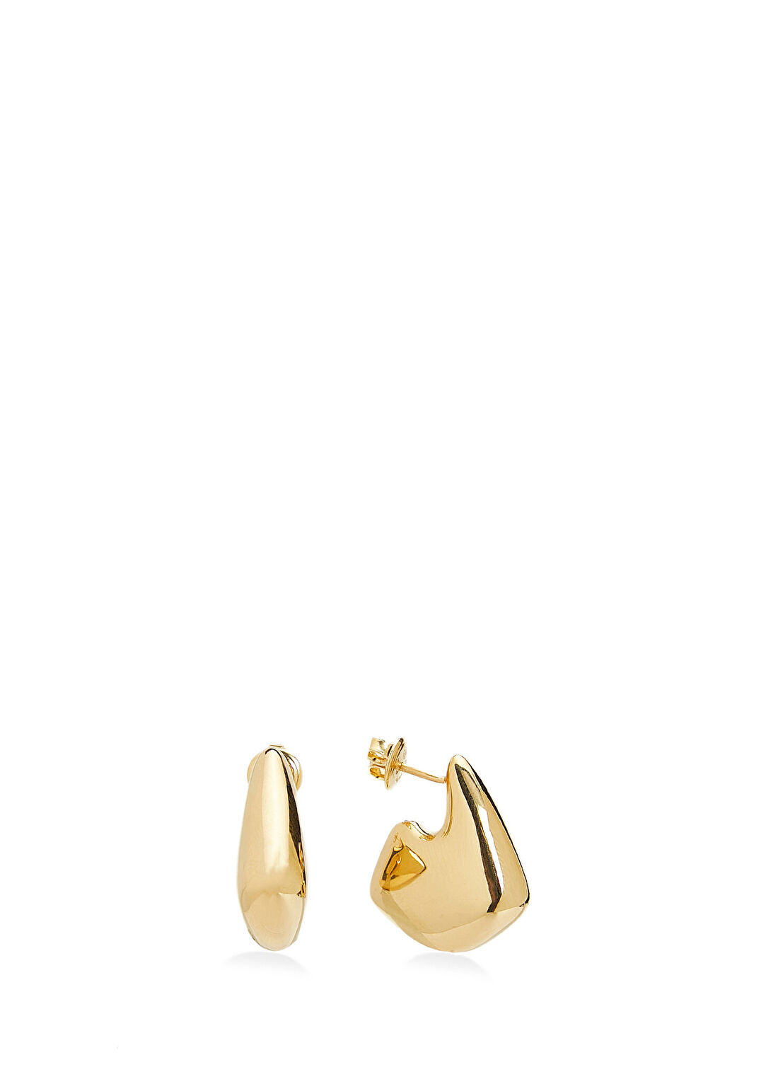 Bottega Veneta Gold Kadın Gümüş Küpe