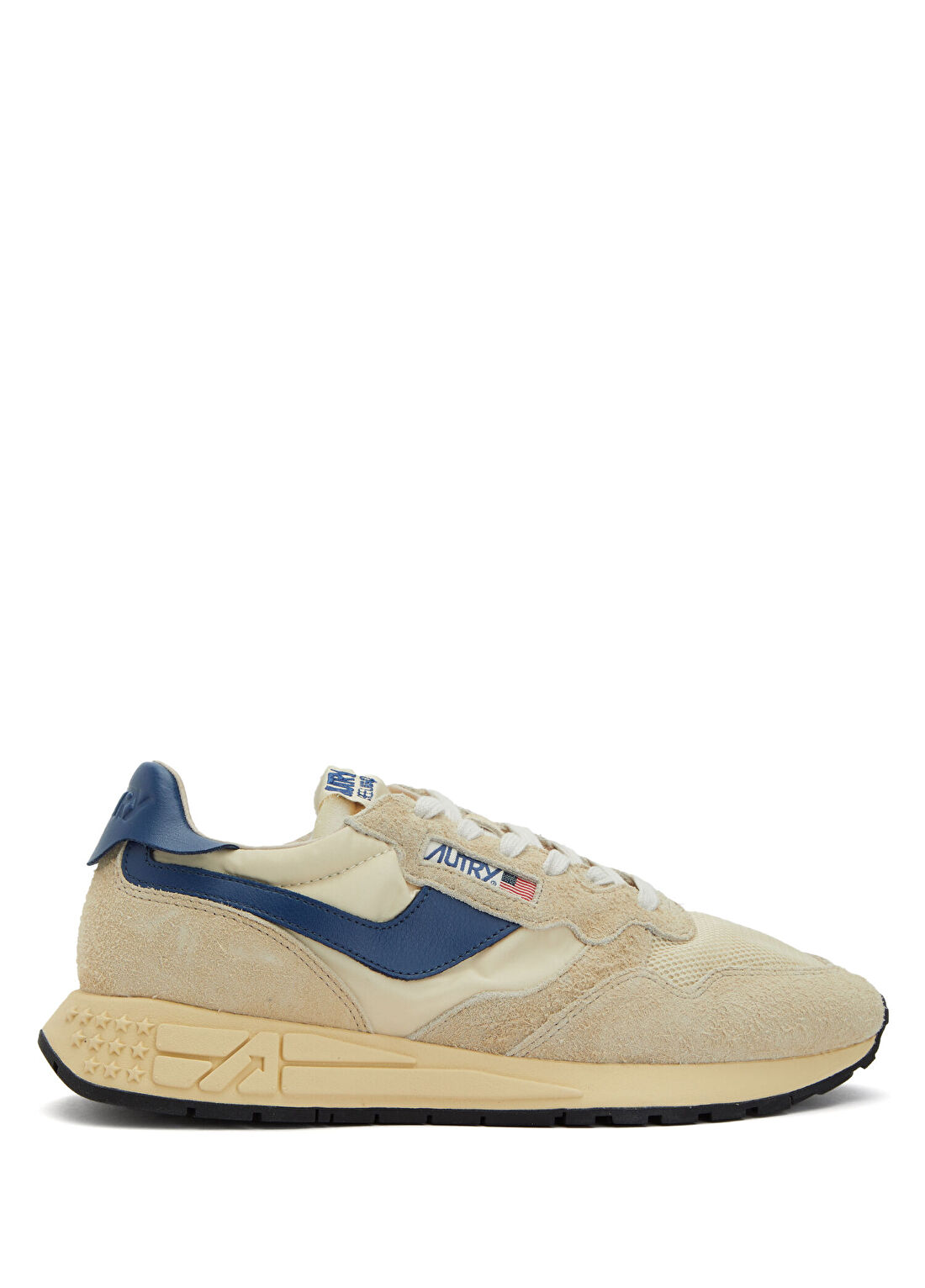 Autry Reelwind Ekru Logolu Erkek Sneaker