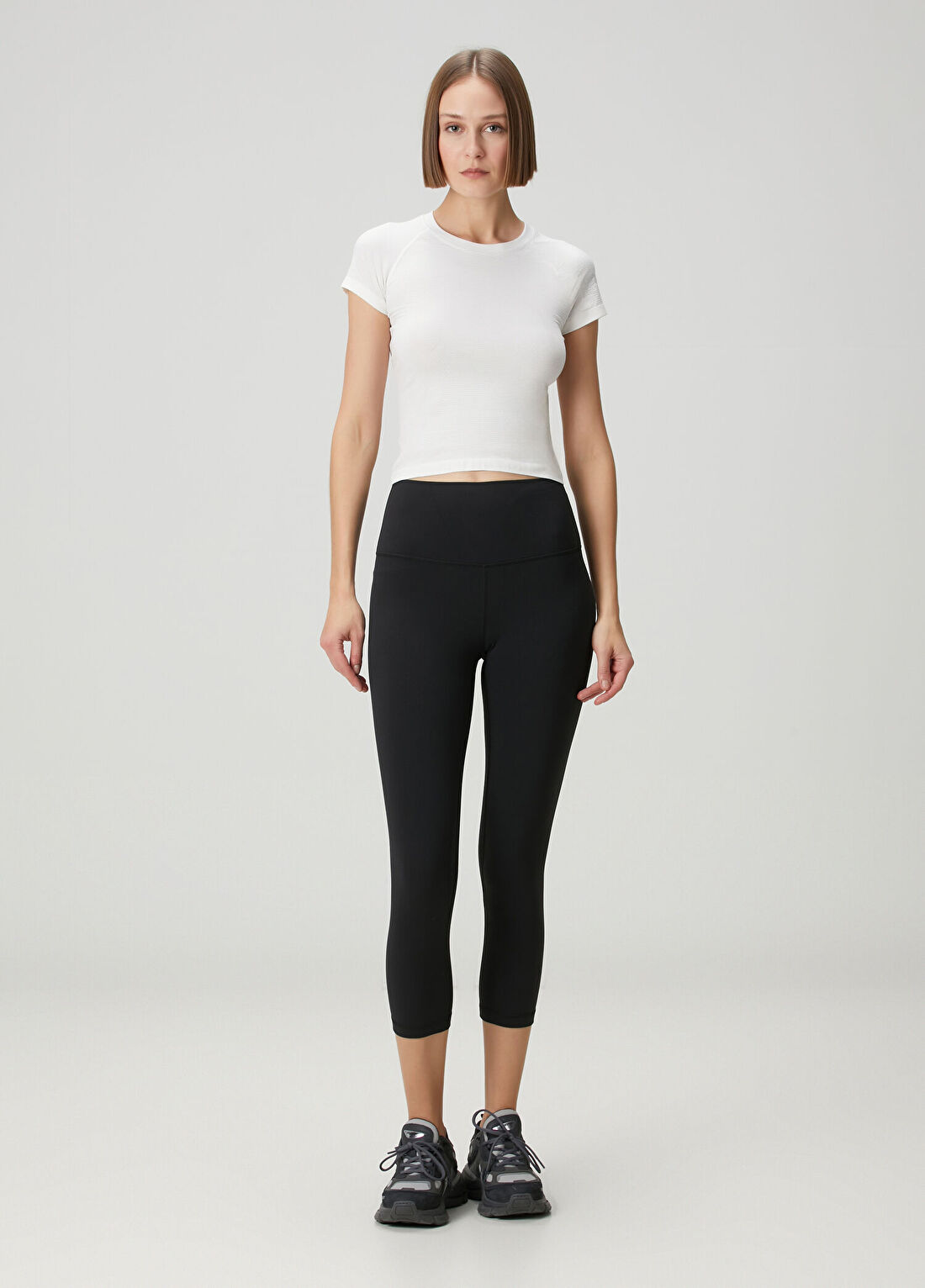 lululemon Align High Rise Siyah Crop Tayt 21"