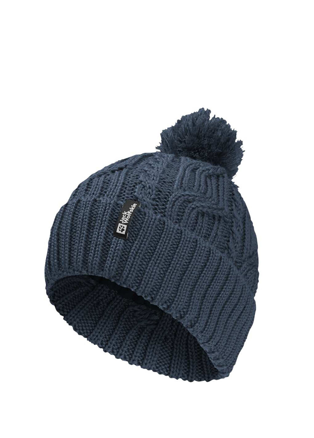 Jack Wolfskin Pompom Beanie Lacivert Unisex Bere