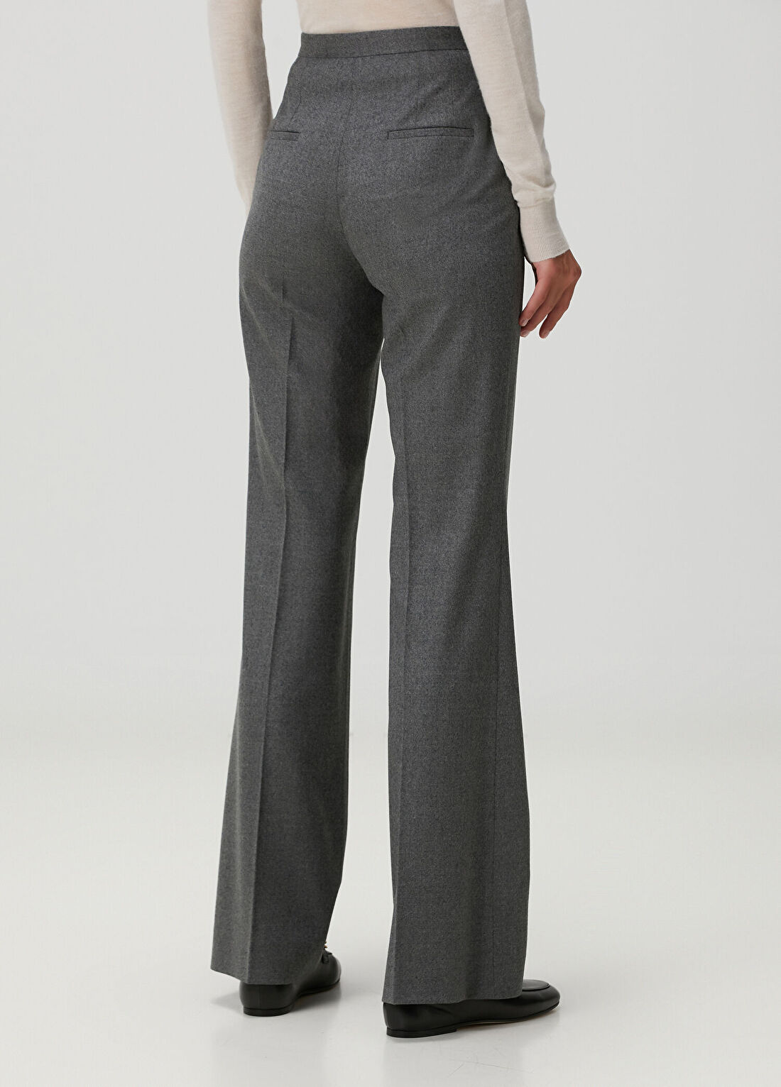 Kiton Gri Yün Pantolon görsel 4