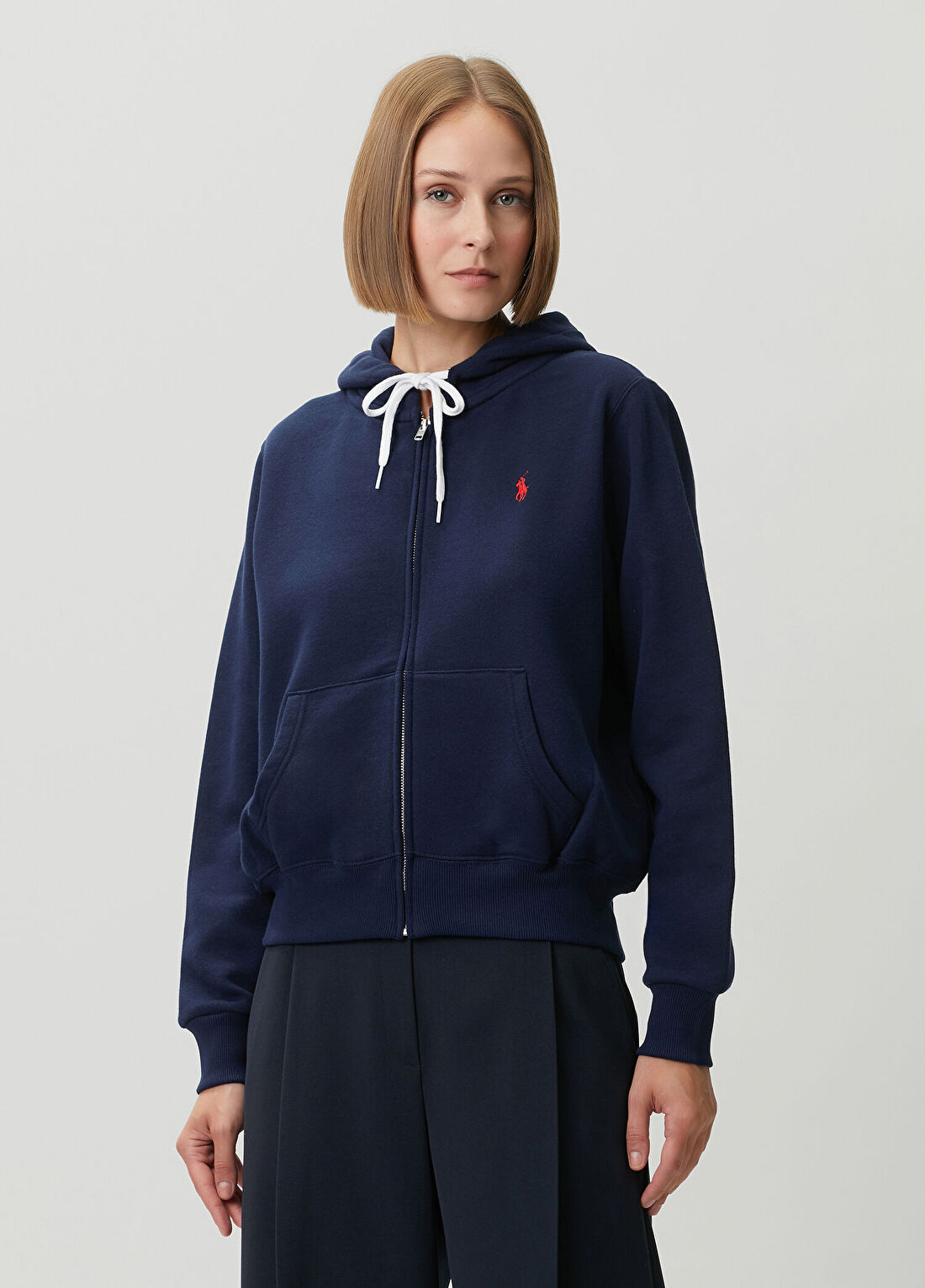 Polo Ralph Lauren Lacivert Kapüşonlu Sweatshirt