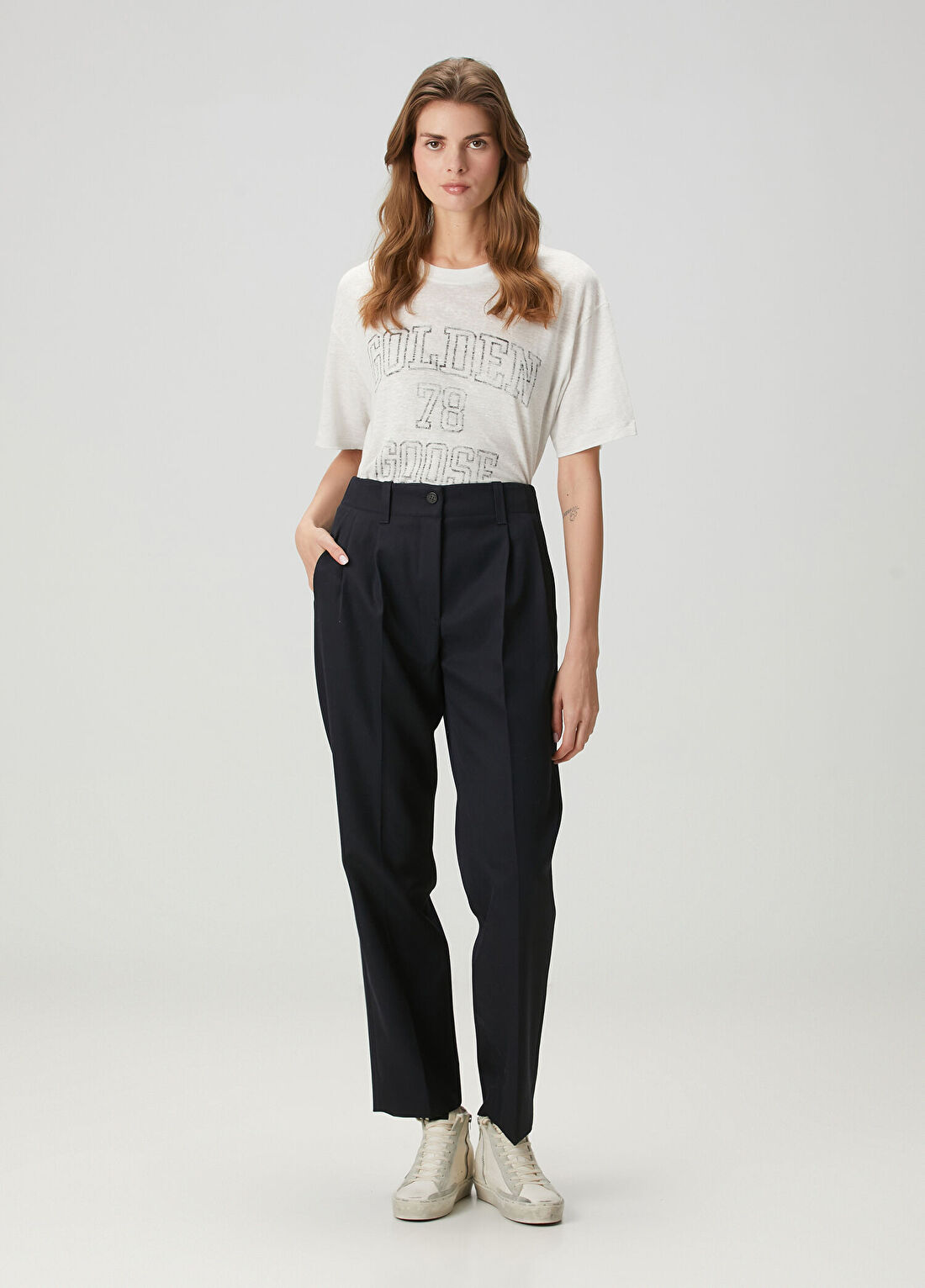 Golden Goose Lacivert Pantolon